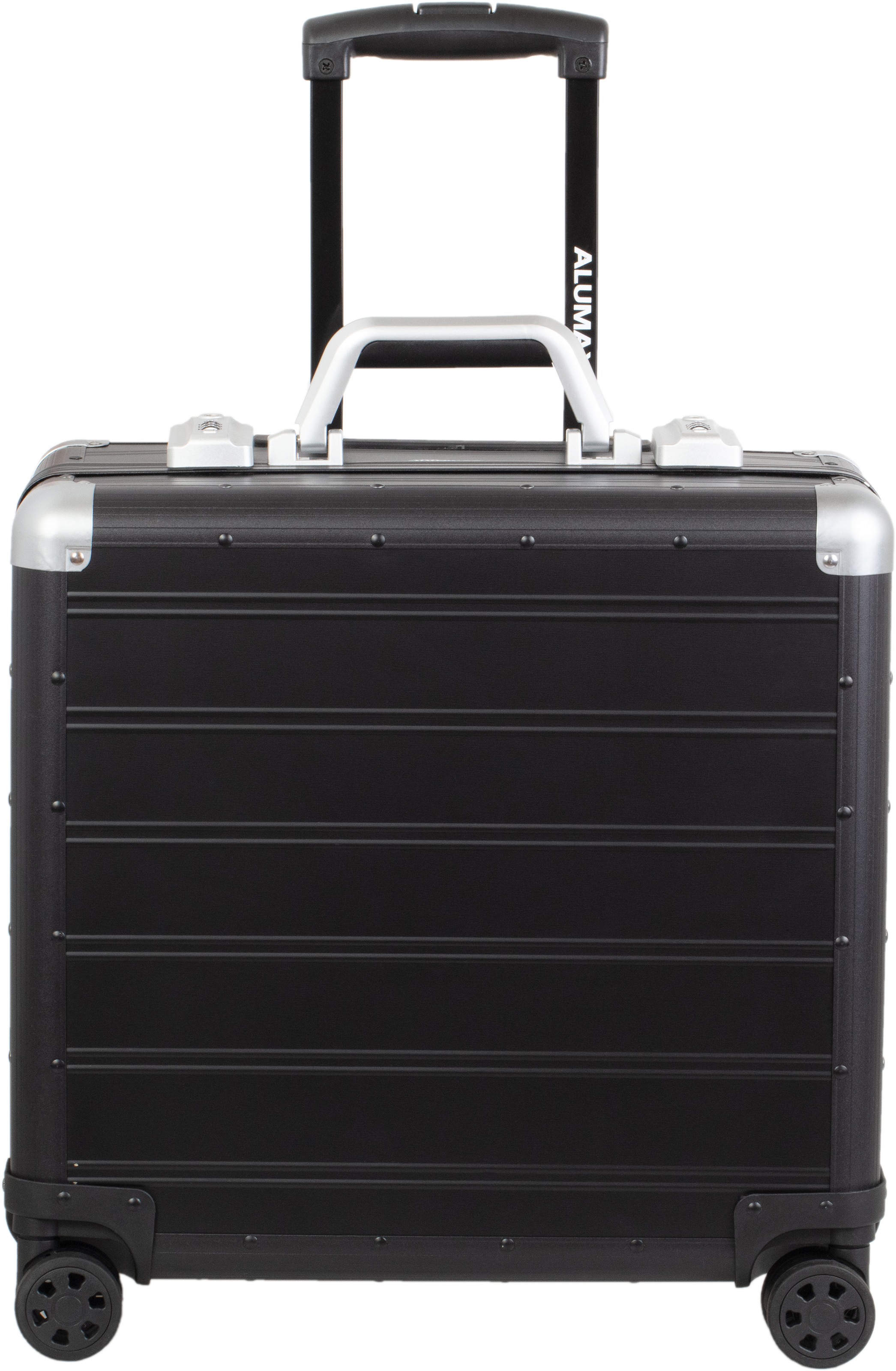 ALUMAXX Business-Trolley "Gemini, schwarz matt", 4 St. Rollen, aus Aluminium