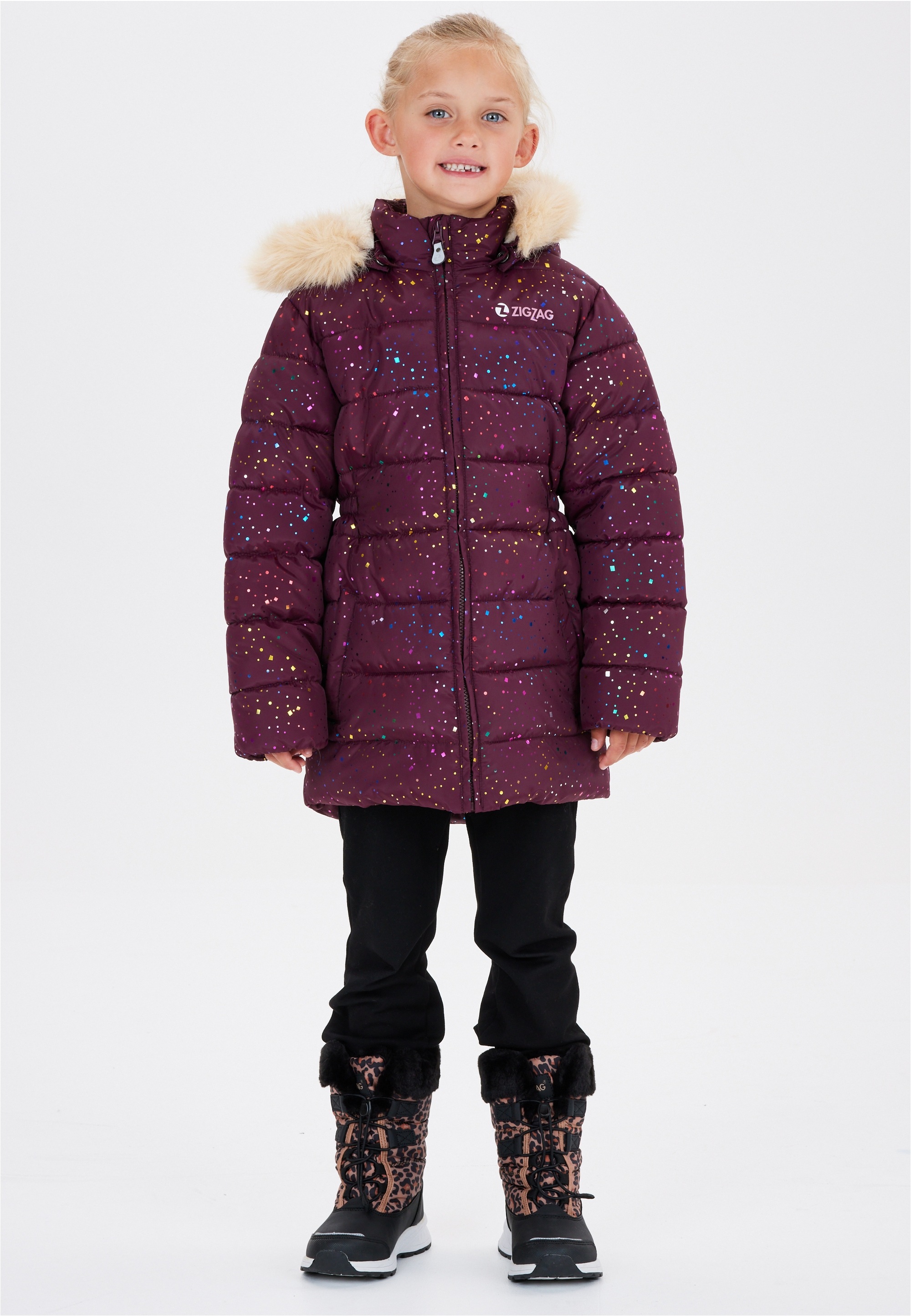 ZIGZAG Steppjacke »Astrid«, mit abnehmbarer Kapuze