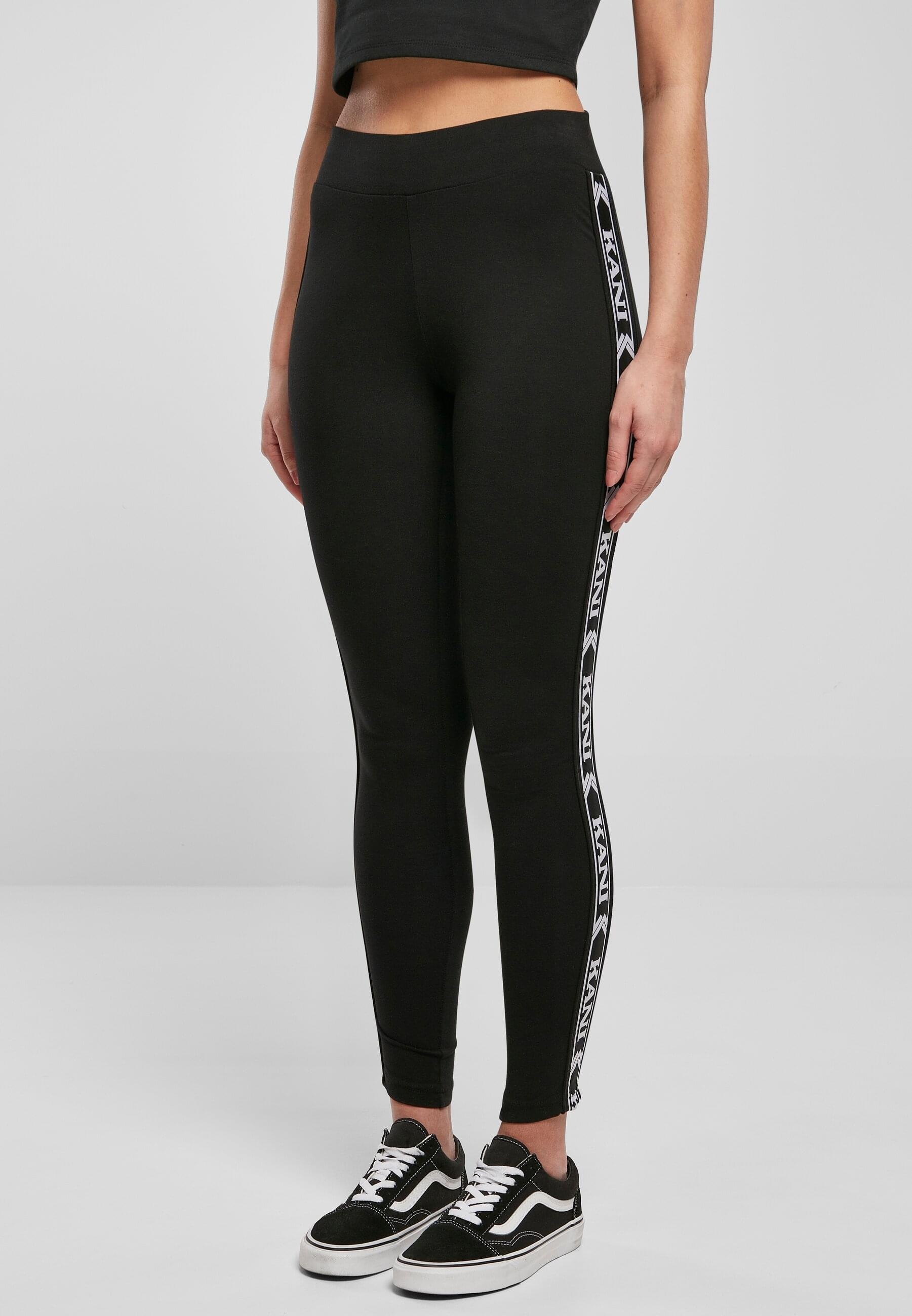 Karl Kani Leggings »Karl Kani Damen KKWQ32061BLK KK Signature Tape Leggings«, (1 tlg.)