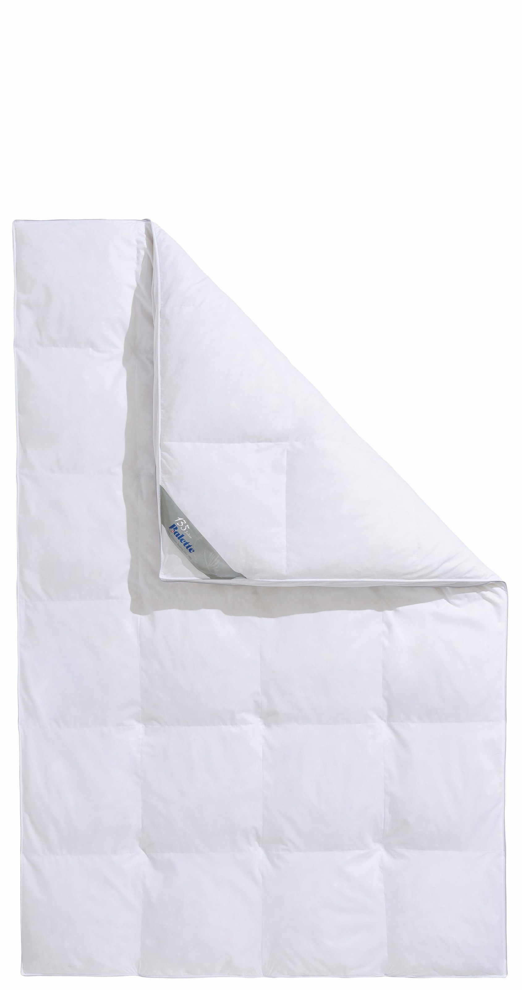 Balette Federbettdecke "Lena, Bettdecken für Sommer & Winter, Ganzjahresdecke" warm Füllung 100% Federn 1 Stk. tlg. Bettdecke 135x200 cm, 155x220 cm & weitere Größen, Made in Germany
