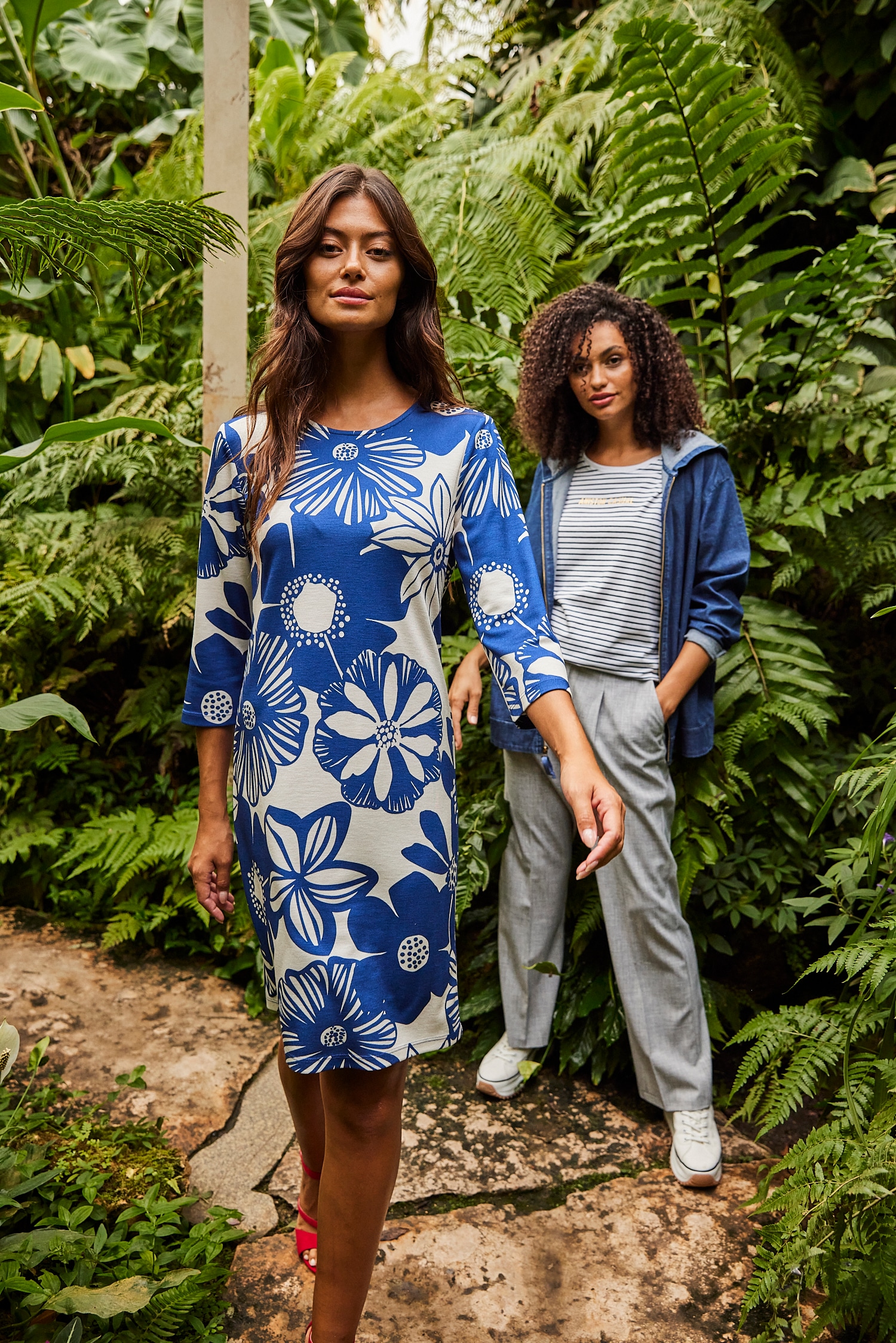 Aniston SELECTED Jerseykleid, mit großem Blütendruck - Jedes Teil ein  Unikat - NEUE KOLLEKTION online bestellen | BAUR | Wickelkleider