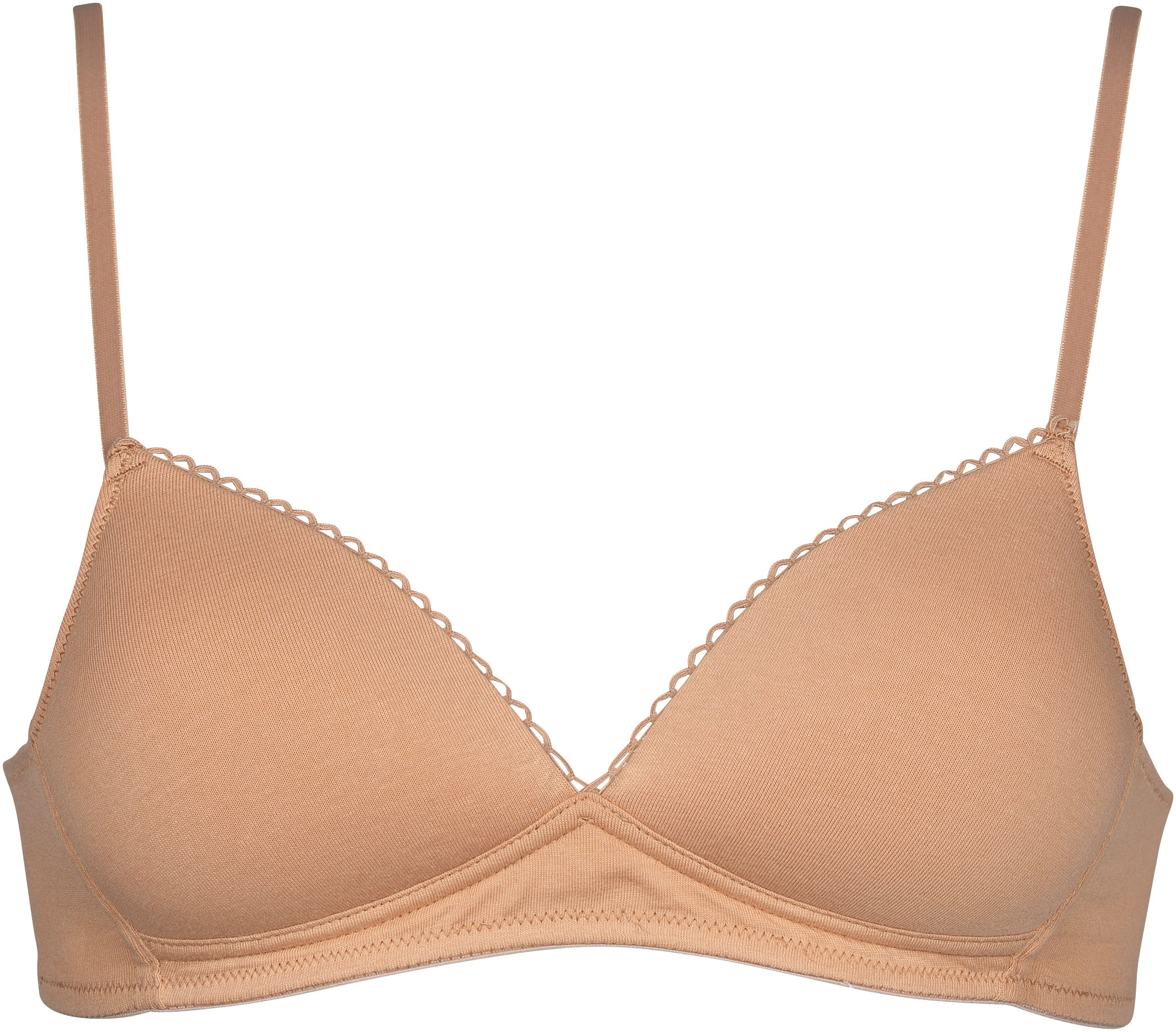 Thumbnail - My Basic Bügelloser BH 2er Pack, 2 Stk. flache Verarbeitung, wattiert, ohne Bügel, basic, Baumwollmix