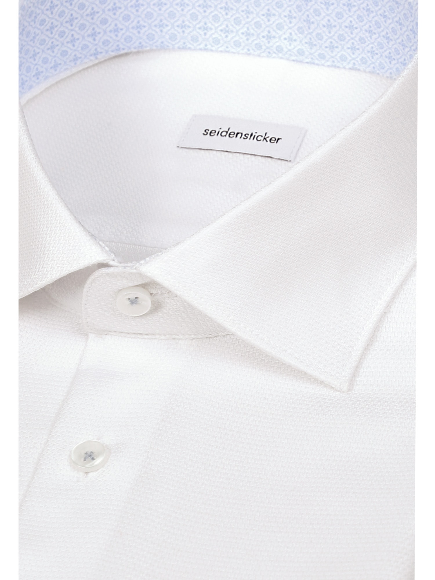seidensticker Businesshemd »Schwarze Rose« Shaped 1/1 Extra lang Kentkragen Struktur