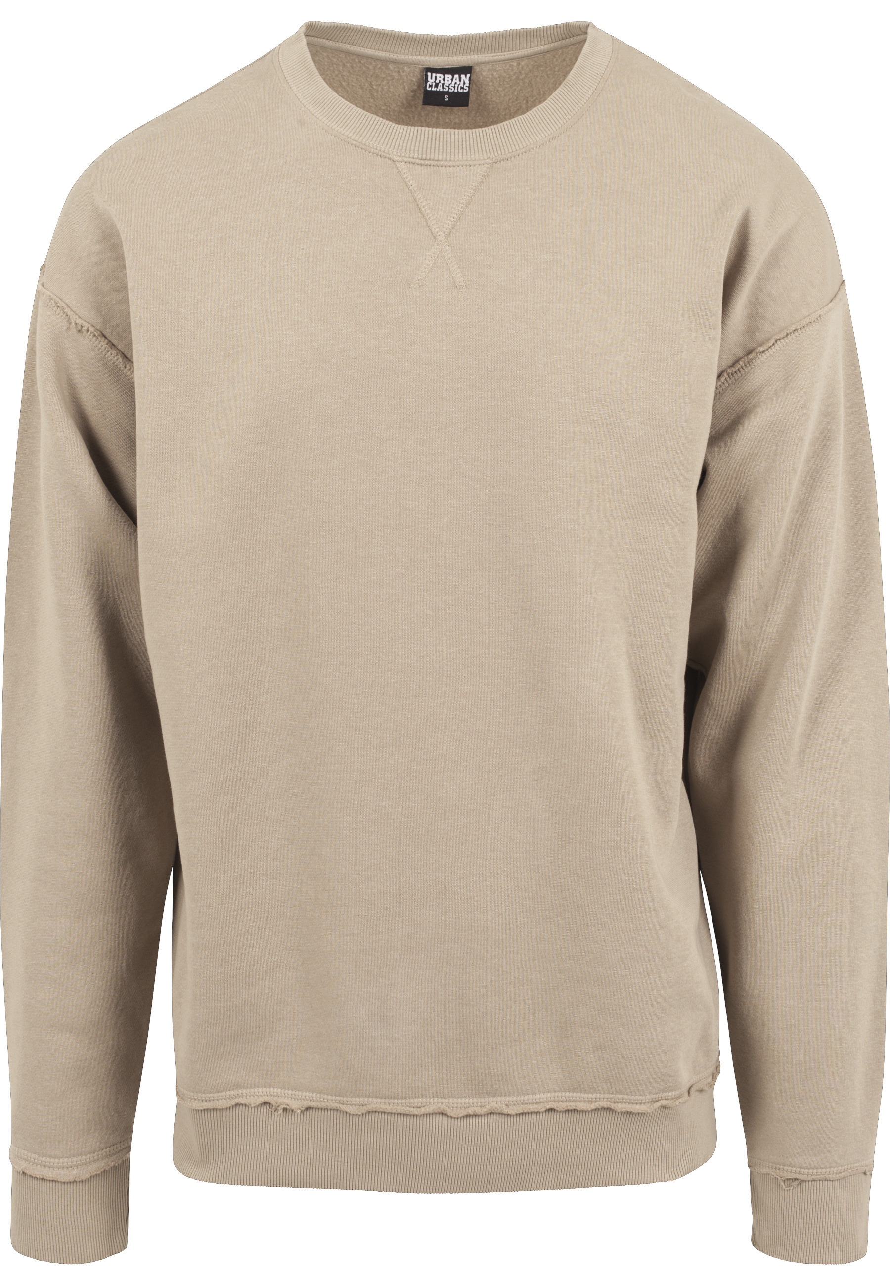 URBAN CLASSICS Sweatshirt "Urban Classics Herren Oversized Open Edge Crew", günstig online kaufen