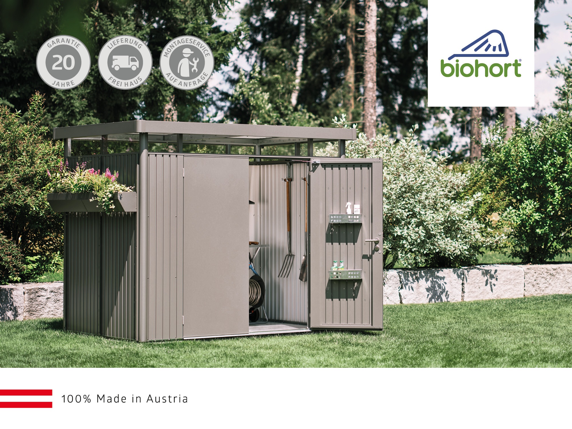 Biohort Hakenleiste »Regalsteher Alex Duo«, (Set, 2 St.), zum Einhängen von Regalböden