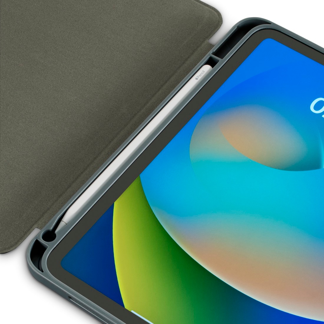 Hama Tablettasche »Tabletschutzhülle für Apple iPad Air 13" (2024), Grau«, mit Standfunktion, Deckel abnehmbar