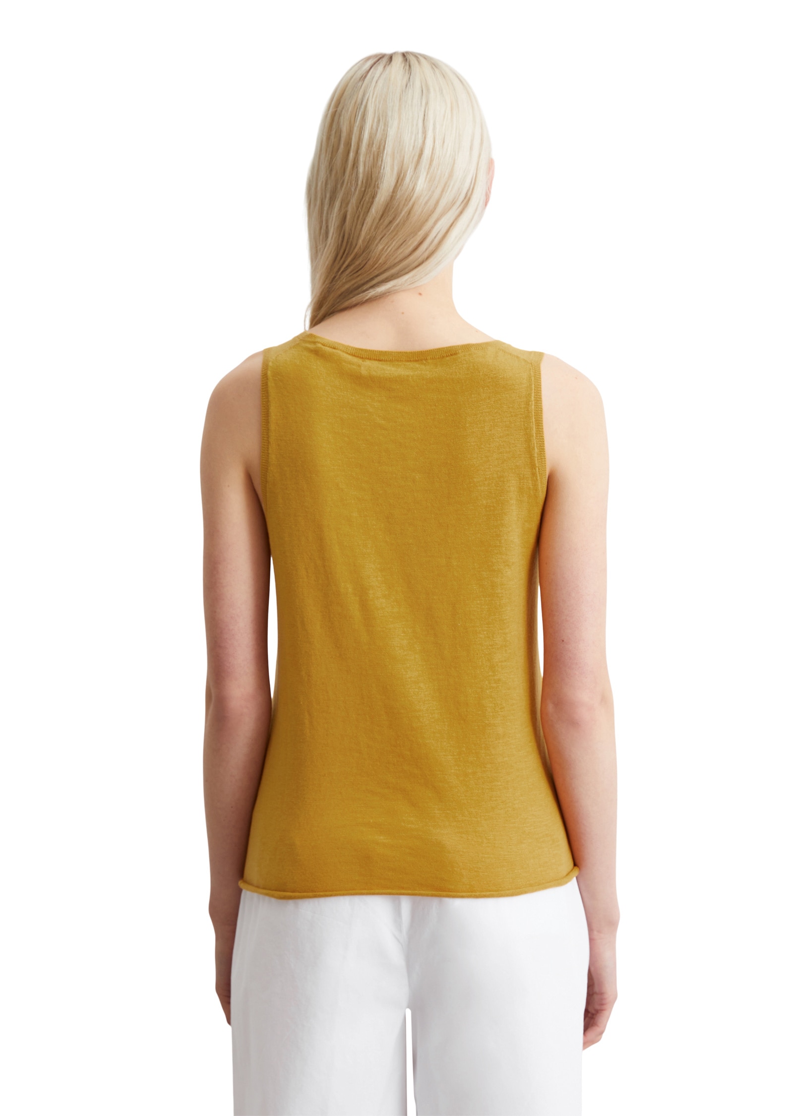 Marc O'Polo Strickpullover »aus Organic Cotton-Leinen-Mix«