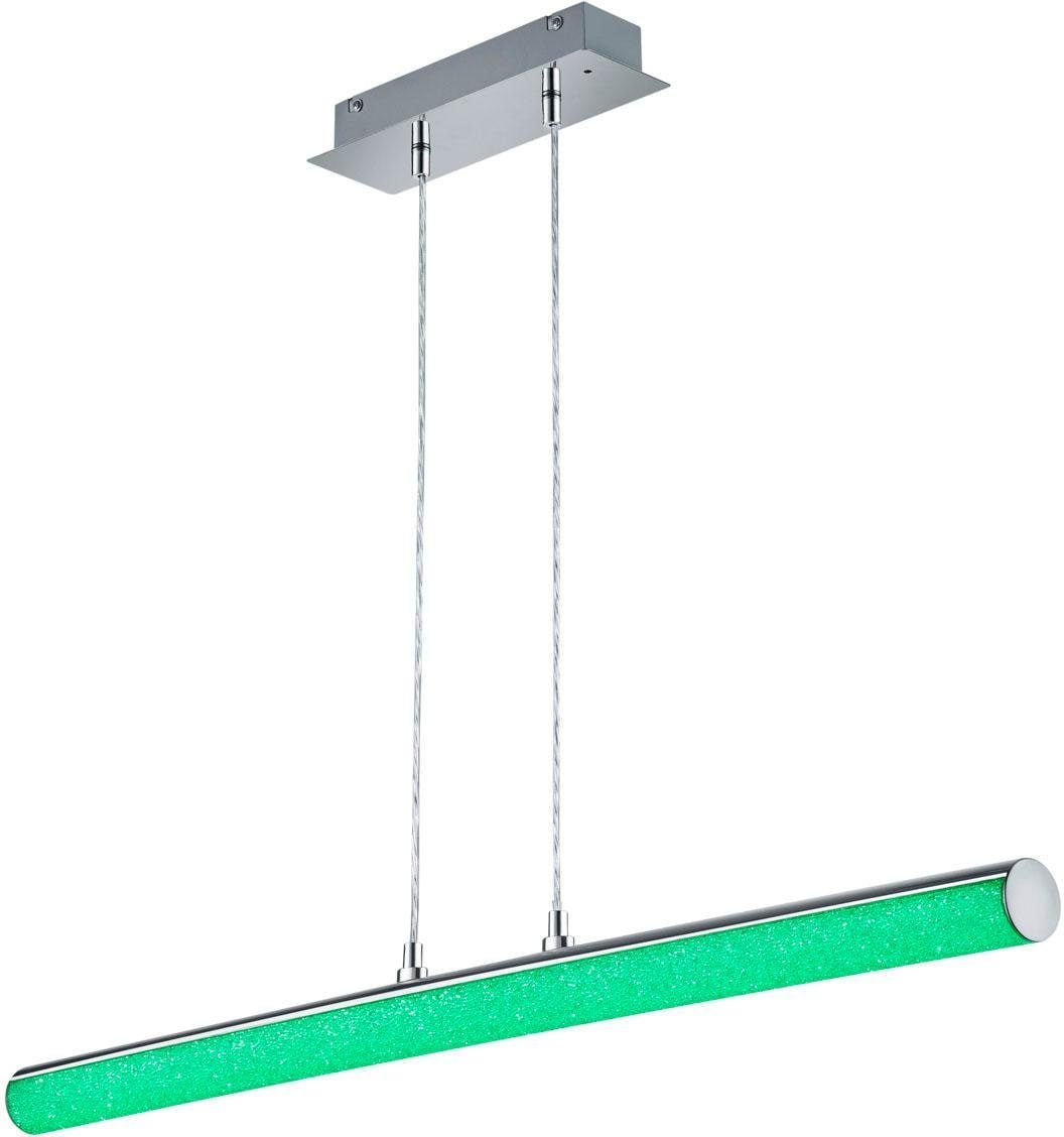 TRIO Leuchten LED Pendelleuchte »EMILA«, 1 flammig, Leuchtmittel LED-Board | LED fest integriert, Fernbedienung,integrierter Dimmer,RGBW-Farbwechsler