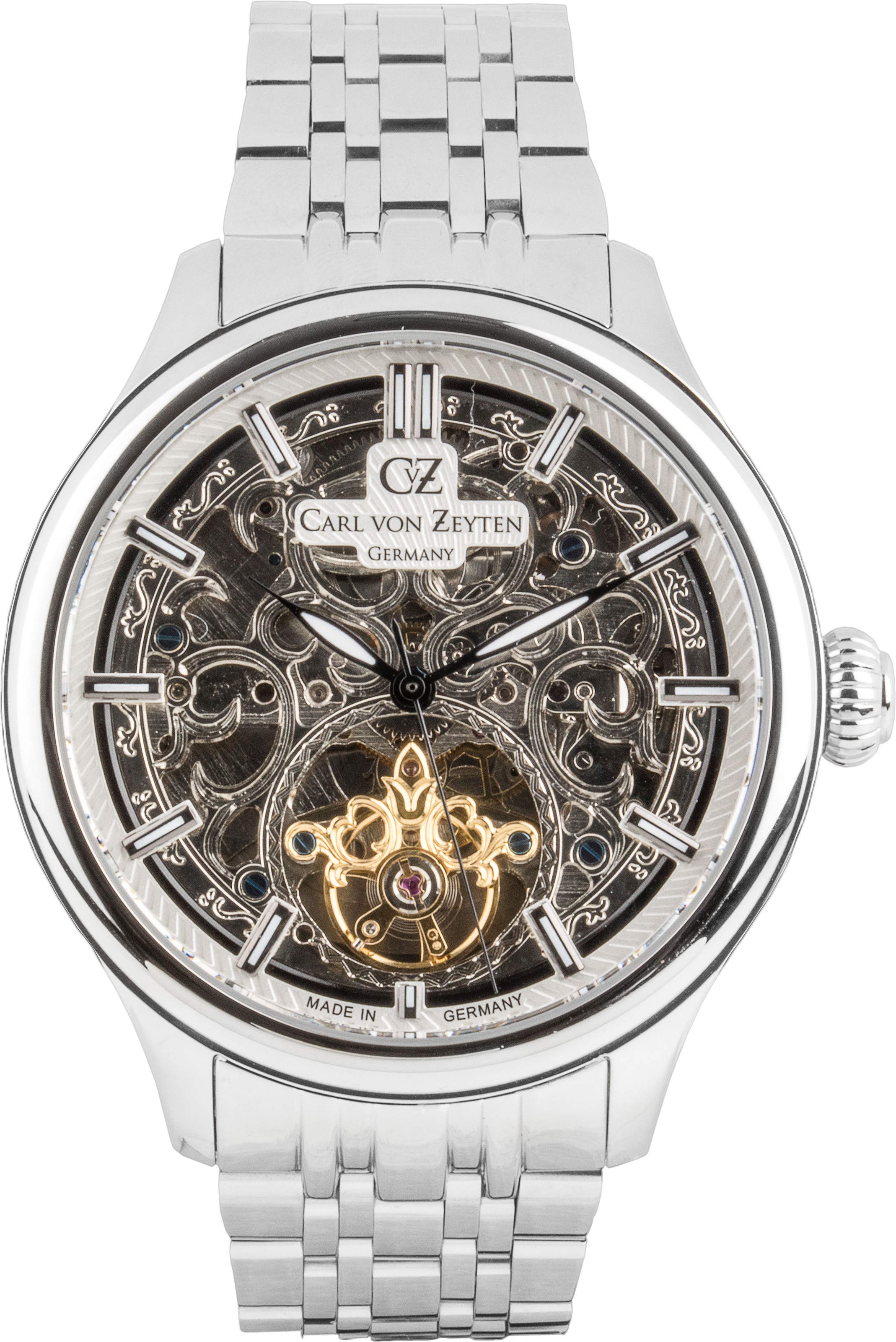 Carl von Zeyten Automatikuhr »St. Georgen«, Armbanduhr, mechanische Uhr, Herrenuhr, Made in Germany