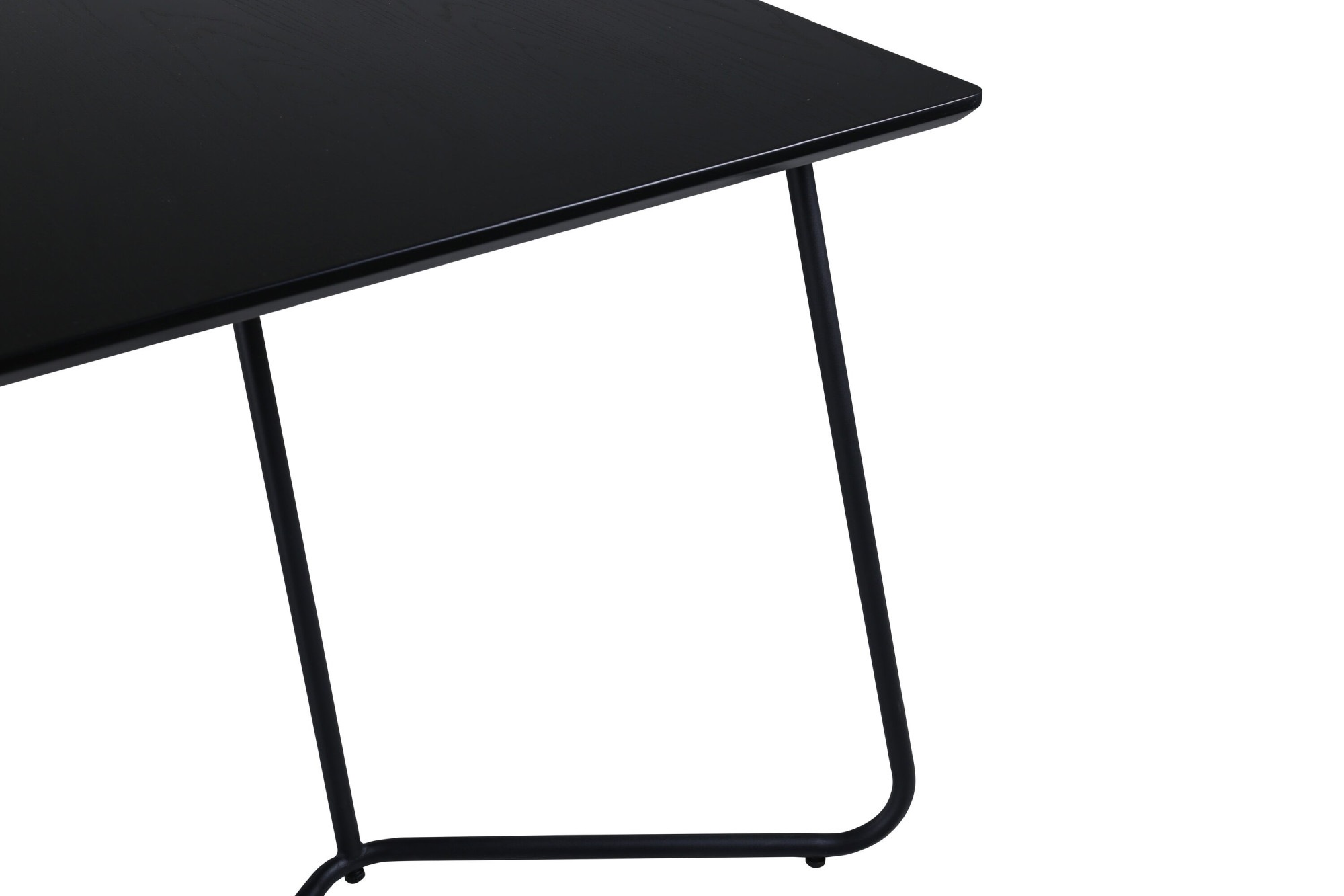Venture Home Esstisch »Petra, rechteckiger Esstisch mit Holzfurnier, 190 × 90 cm« Esszimmertisch, MDF, Holzfurnier-Optik, Eisenbeine, rechteckig, modern