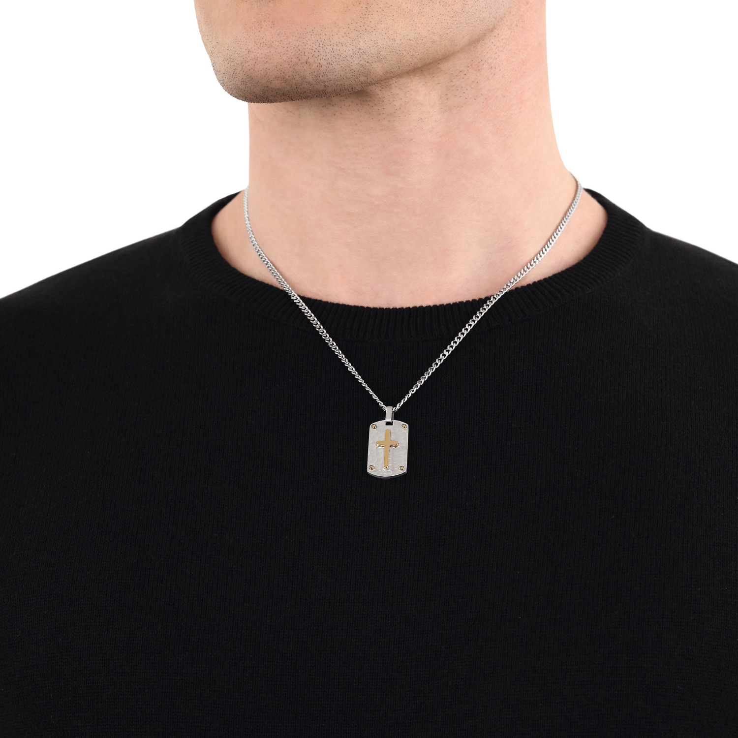 Amor Kette mit Anhänger »Kreuz-Motiv«