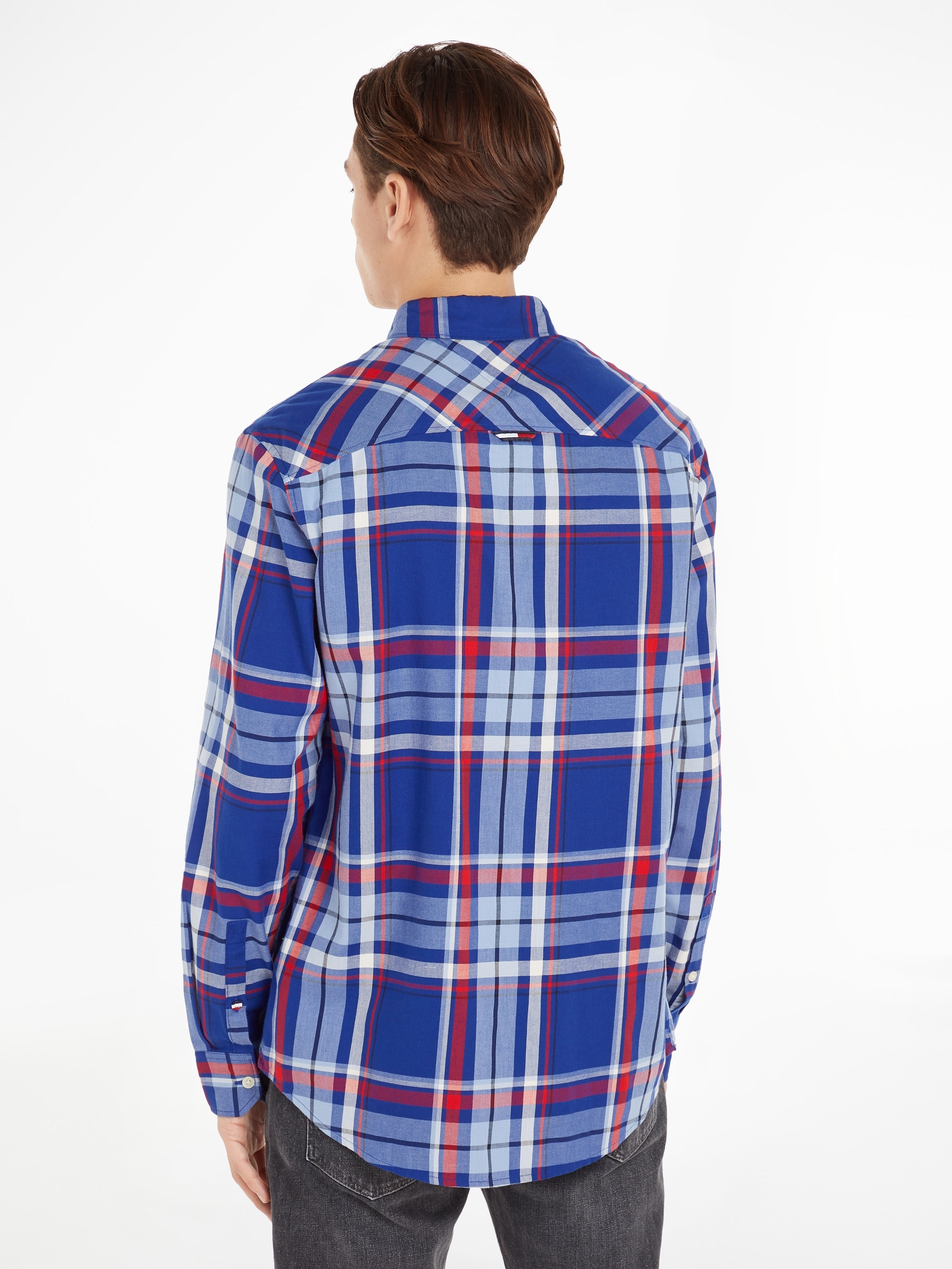 Tommy Jeans Langarmhemd »TJM CLSC ESSENTIAL CHECK SHIRT« ▷ für | BAUR