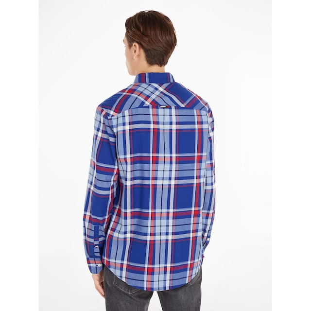 Tommy Jeans Langarmhemd »TJM CLSC ESSENTIAL CHECK SHIRT« ▷ für | BAUR