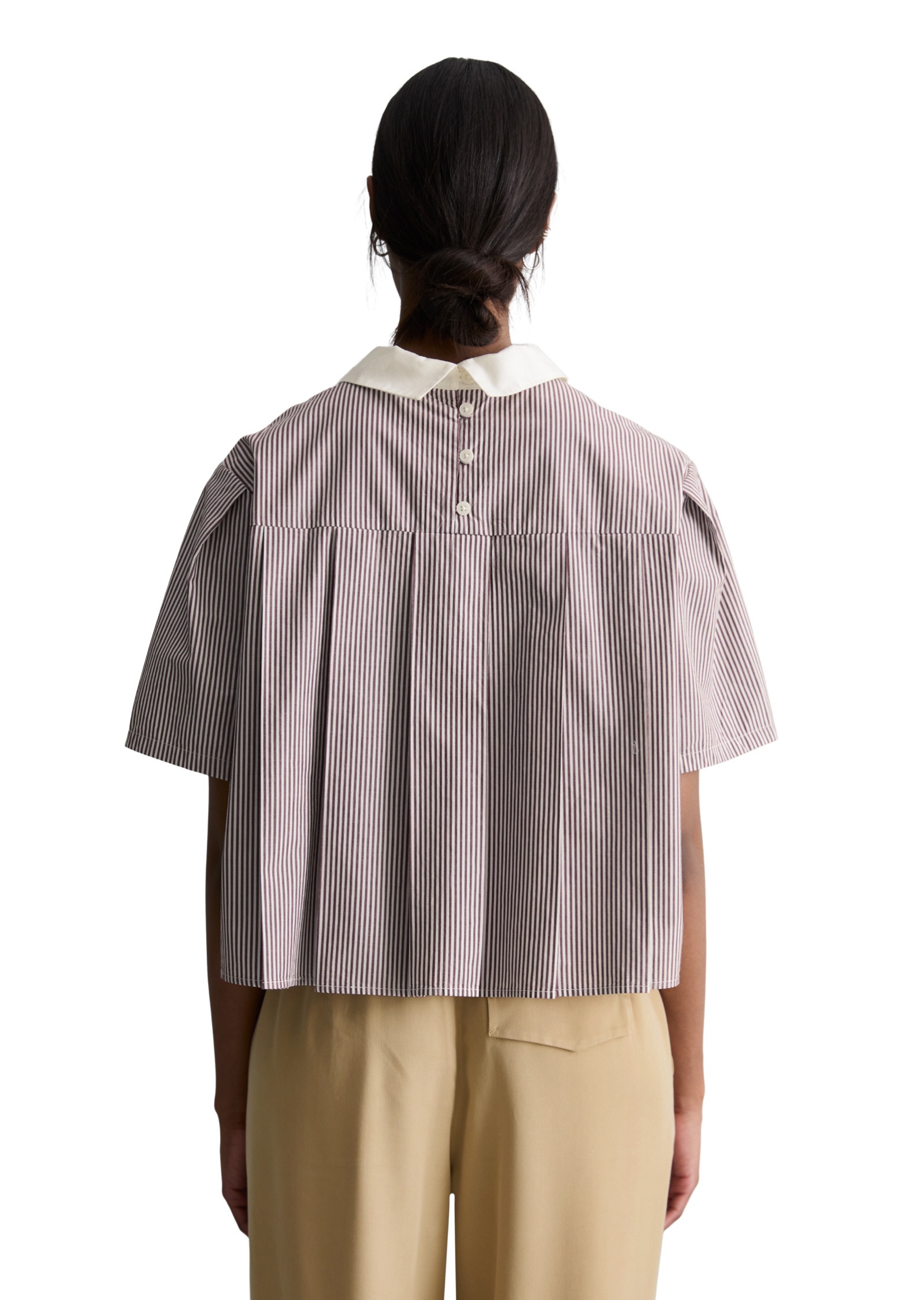 Thumbnail - Marc OPolo DENIM Kurzarmbluse "aus Papertouch Popeline"