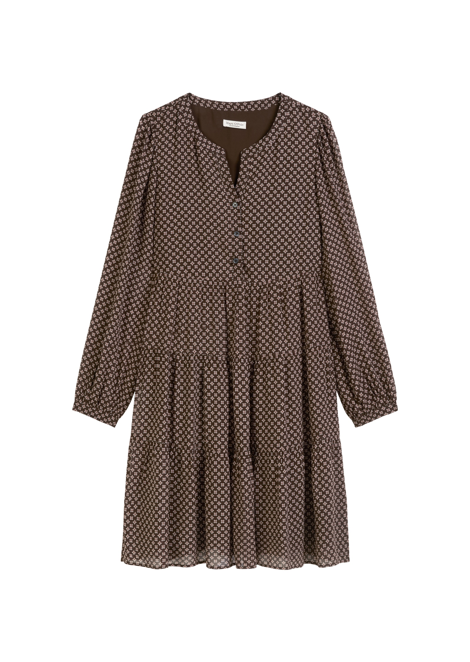 Marc O'Polo Minikleid »aus Viskose-Crêpe«