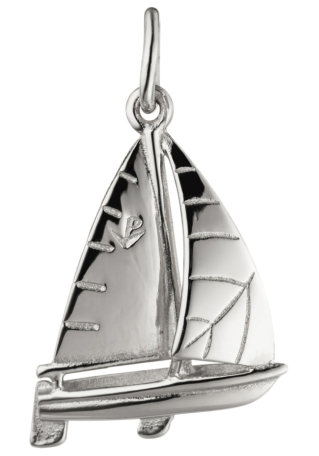 JOBO Kettenanhänger »Anhänger Segelschiff« 925 Silber