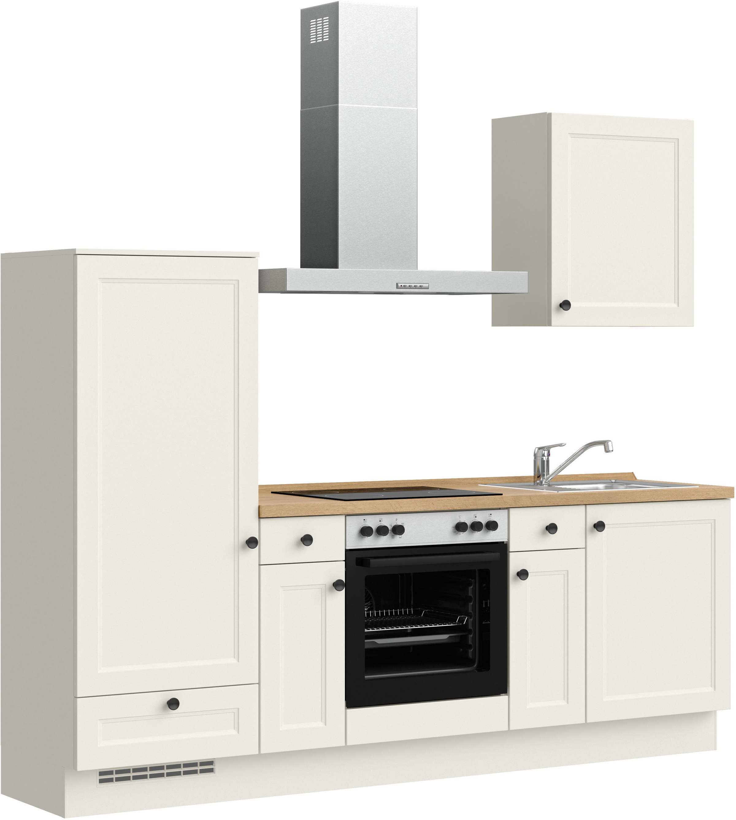 nobilia® Küchenzeile »"Cascada I"«, vormontiert, Ausrichtung wählbar, Breite 240 cm, wahlw. mit E-Geräten