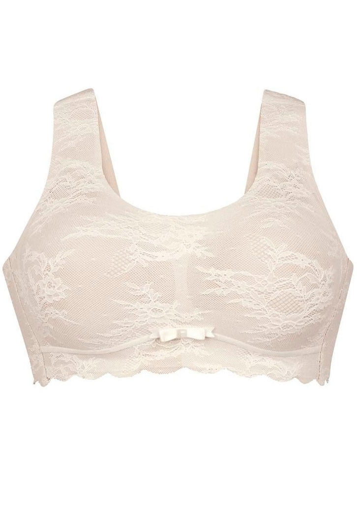 Thumbnail - Anita since 1886 Bralette "Essentials Lace", florale Spitze, herausnehmbare Schaumcups, zartes Seidenband