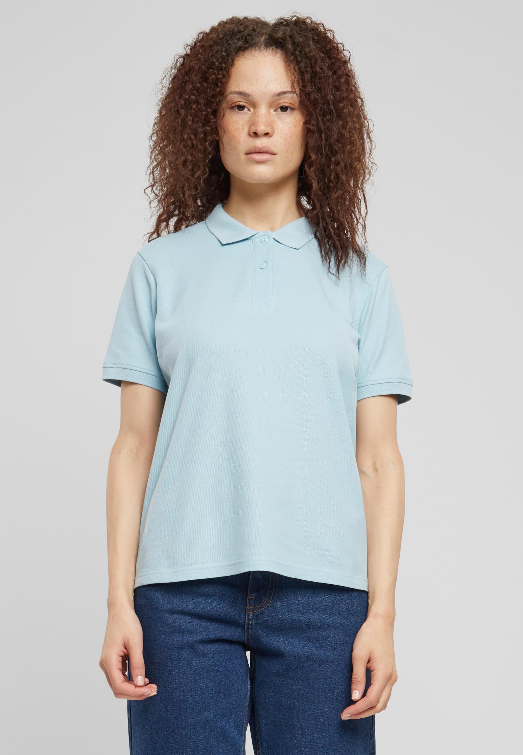 URBAN CLASSICS Poloshirt »Urban Classics Ladies Polo Shirt«, (1 tlg.)