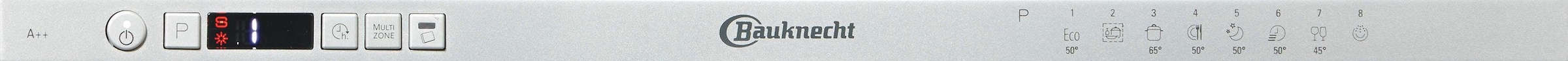 BAUKNECHT vollintegrierbarer Geschirrspüler »BIC3C26«, BIC 3C26 (2), 14 Maßgedecke