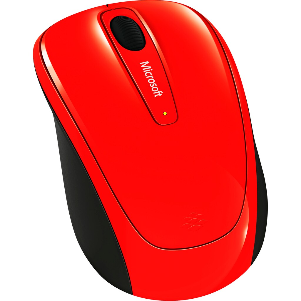 Microsoft Maus »Wireless Mobile Mouse 3500 Flame Red«, RF Wireless