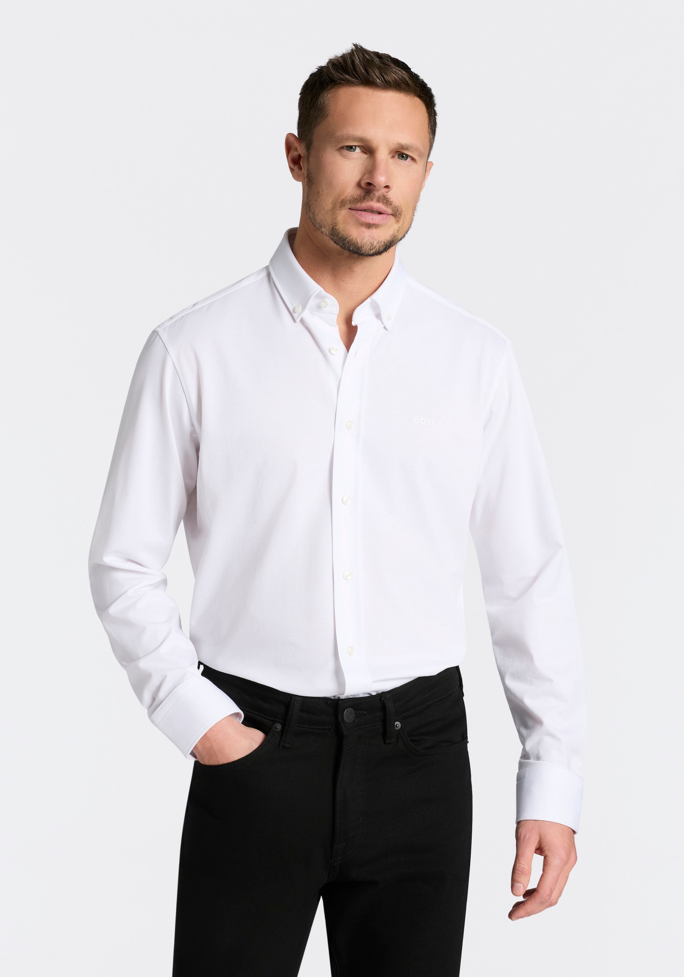 BOSS Businesshemd "JOE" mit Button-Down-Kragen, regular fit günstig online kaufen