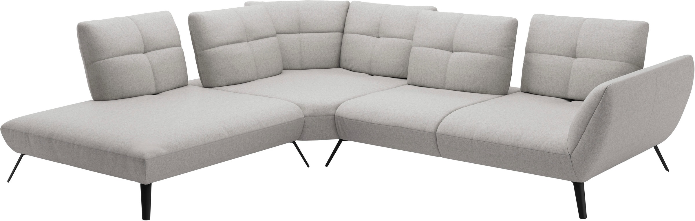 Places of Style Ecksofa »Mikado L-Form«, inkl. Sitztiefenverstellung und Armteilverstellung