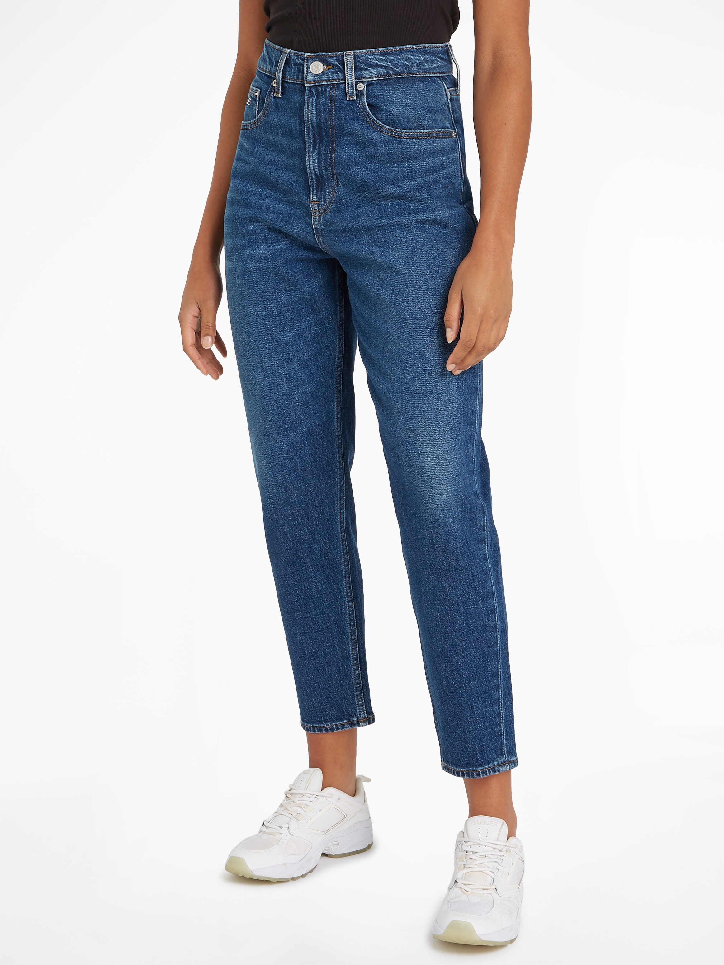 Mom-Jeans »Tommy Jeans - High waist - Mom-Jeans«, Mom Jeans mit hoher Taille und Tommy...