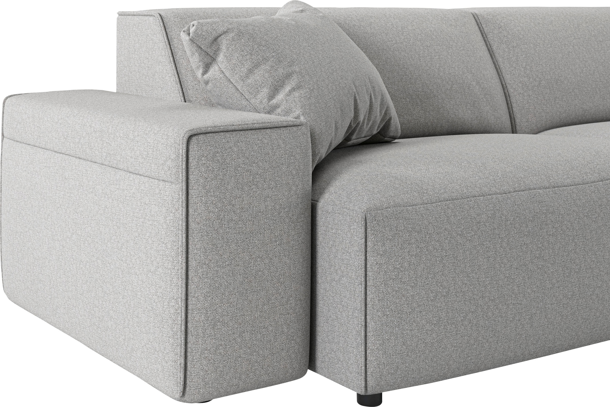 andas Ecksofa »Glimminge auch in Breitcord, Feincord, Bouclé + Easy care-Bezug«, L-Form, Breite 294, Zierkissen