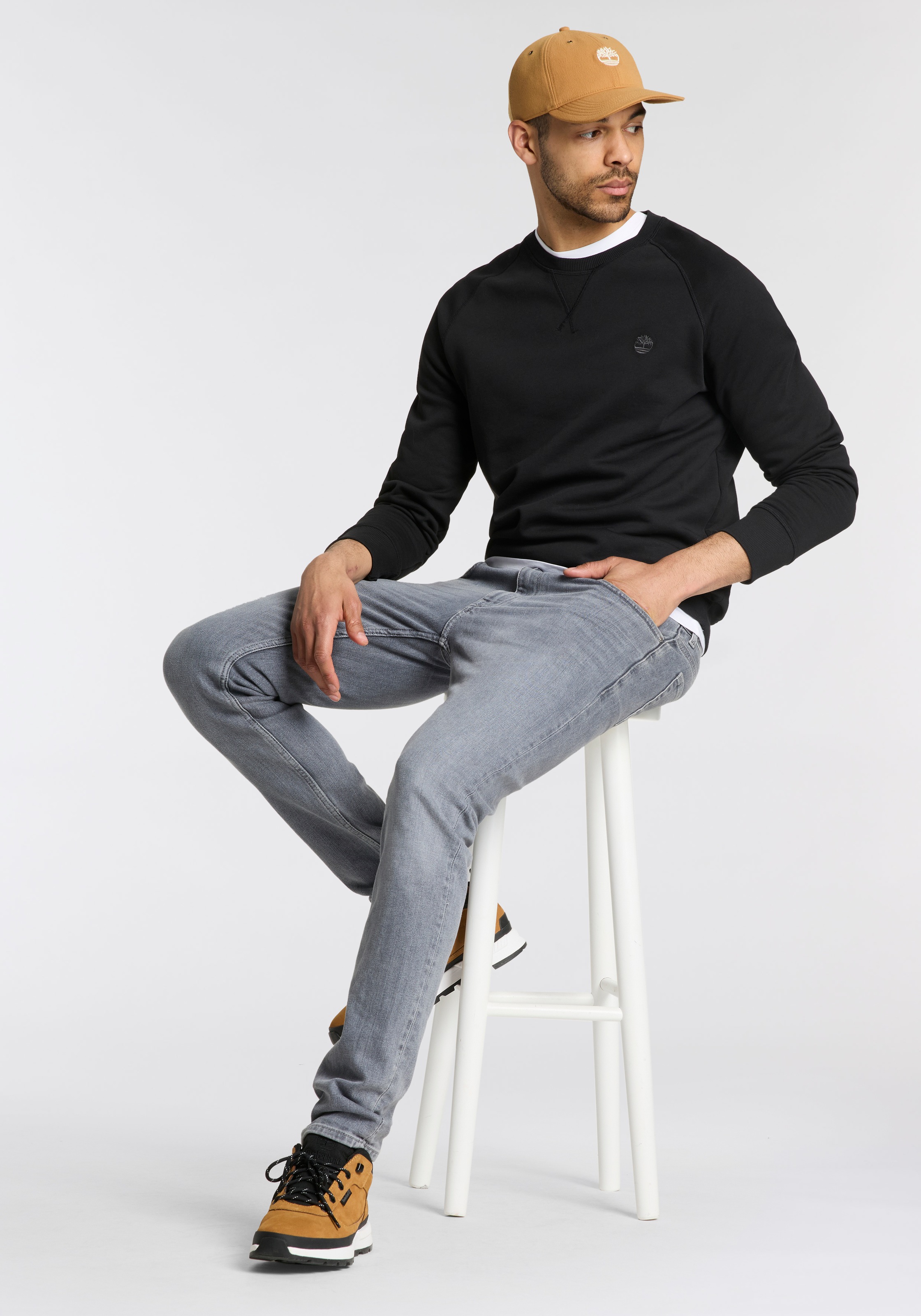 Timberland Sweatshirt »EXETER RIVER Brushed Back Crew Swea«, (1 tlg.)