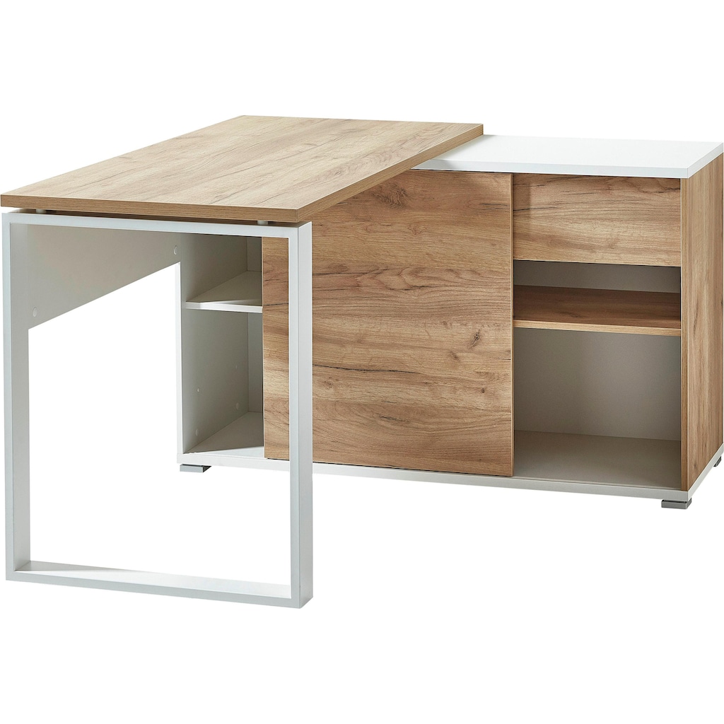 GERMANIA Eckschreibtisch »GW-Lioni«, mit integriertem Sideboard