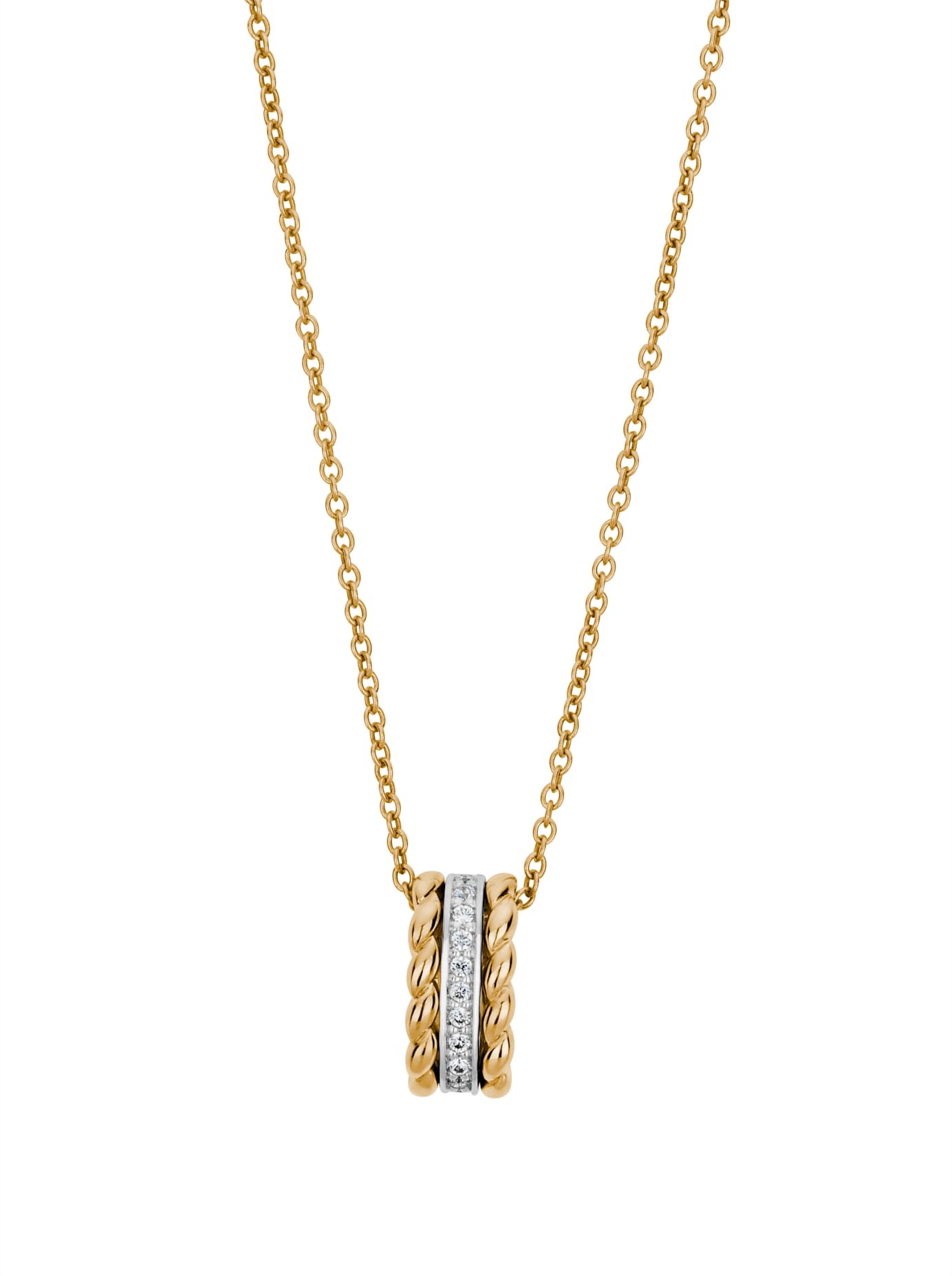 Kettenanhänger LADY, gold (gelbgold 375), Schmuckanhänger, Damen, Gelbgold 375, Kettenanhänger 2