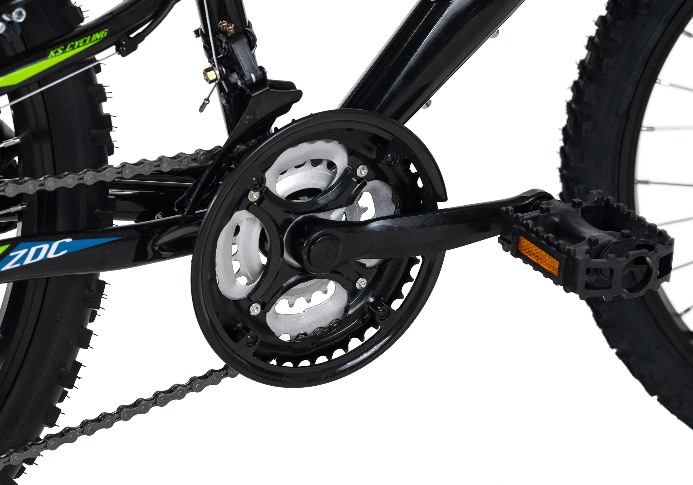 KS Cycling Jugendfahrrad »Zodiac«, 18 Gang, Shimano, Tourney Schaltwerk, Kettenschaltung, für Herren, Kettenschaltung