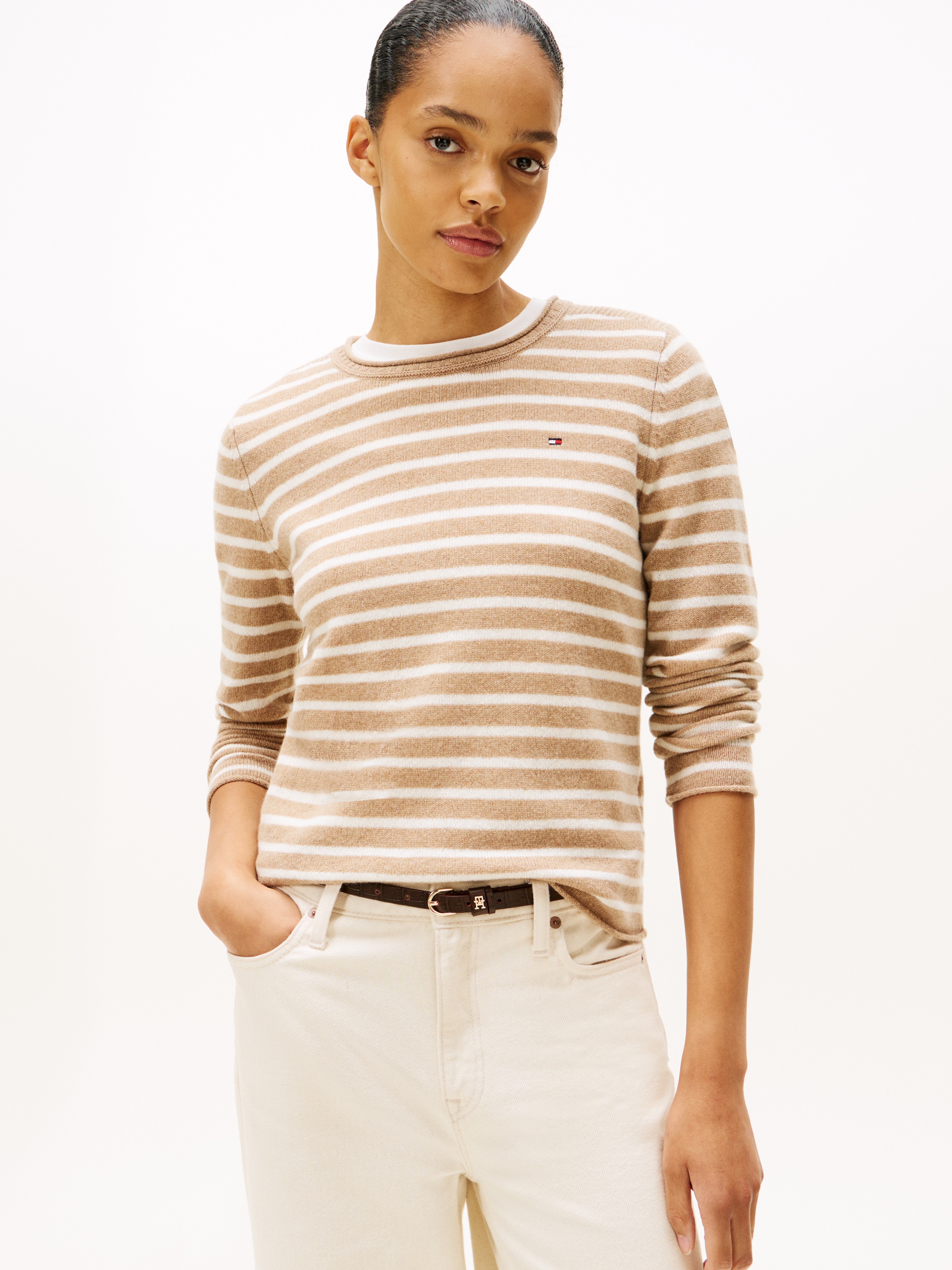 Tommy Hilfiger Strickpullover, aus reiner Wolle günstig online kaufen
