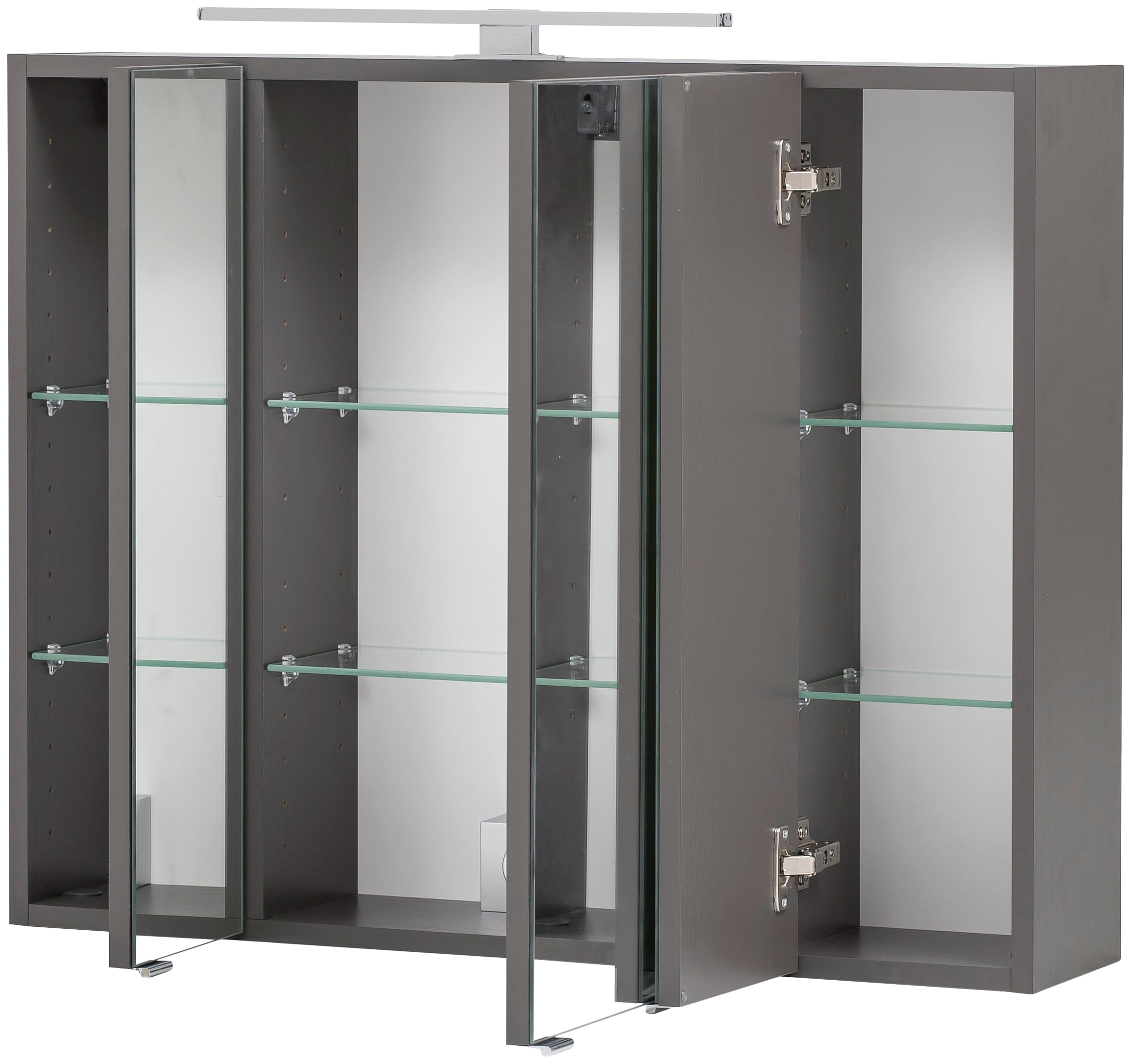 welltime Spiegelschrank »Kaunas«, 80 cm breit, Soft-Close-Funktion