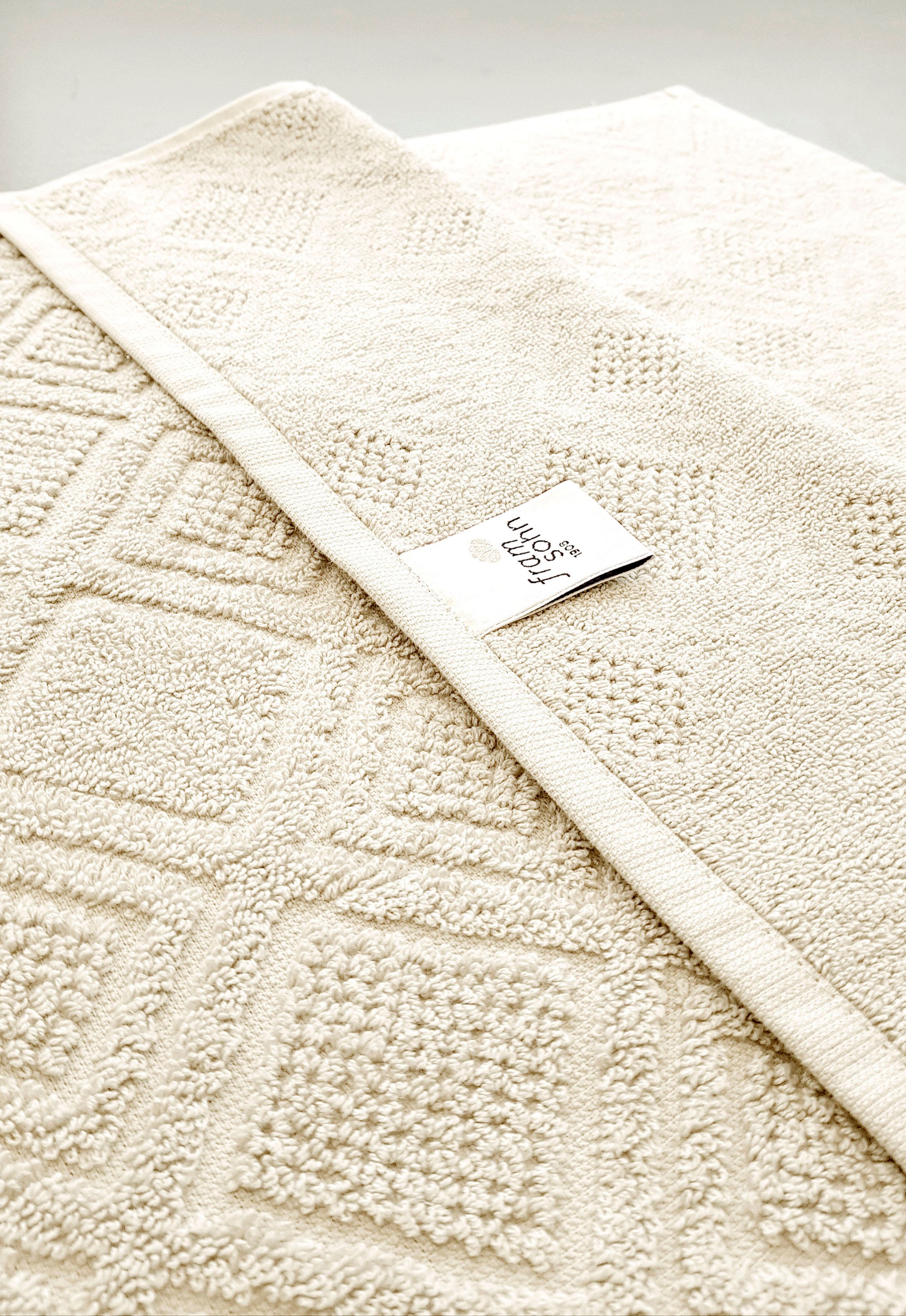 framsohn frottier Badetuch "Mosaik Duschtuch" gemustert, fein gewalkter Fei günstig online kaufen