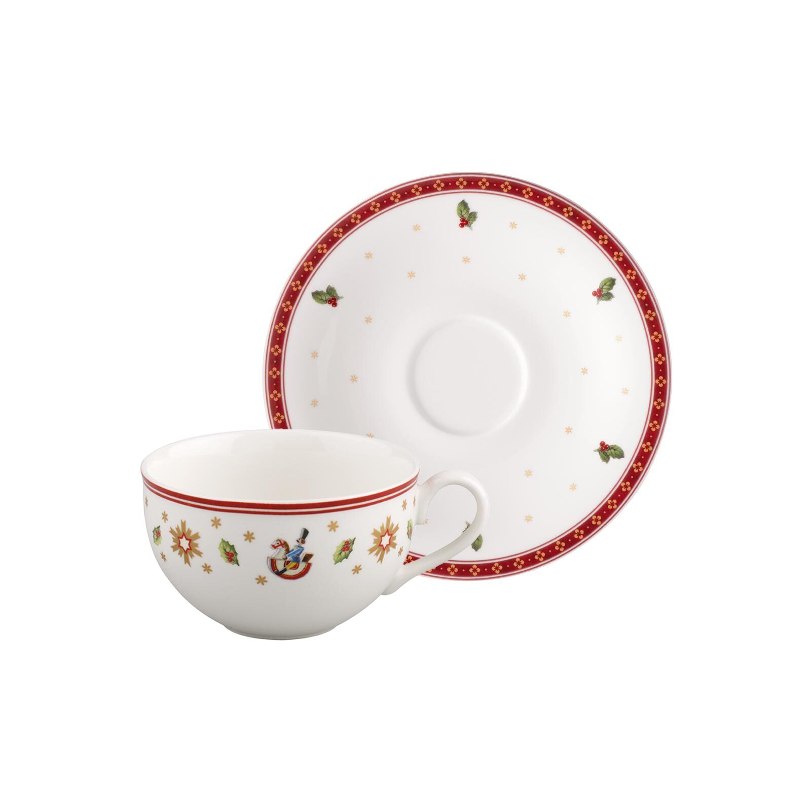 Villeroy & Boch Tasse "Kaffeetasse mit Untertasse Toys Delight 170 ml 2er Set weiß" Mikrowellengeeignet