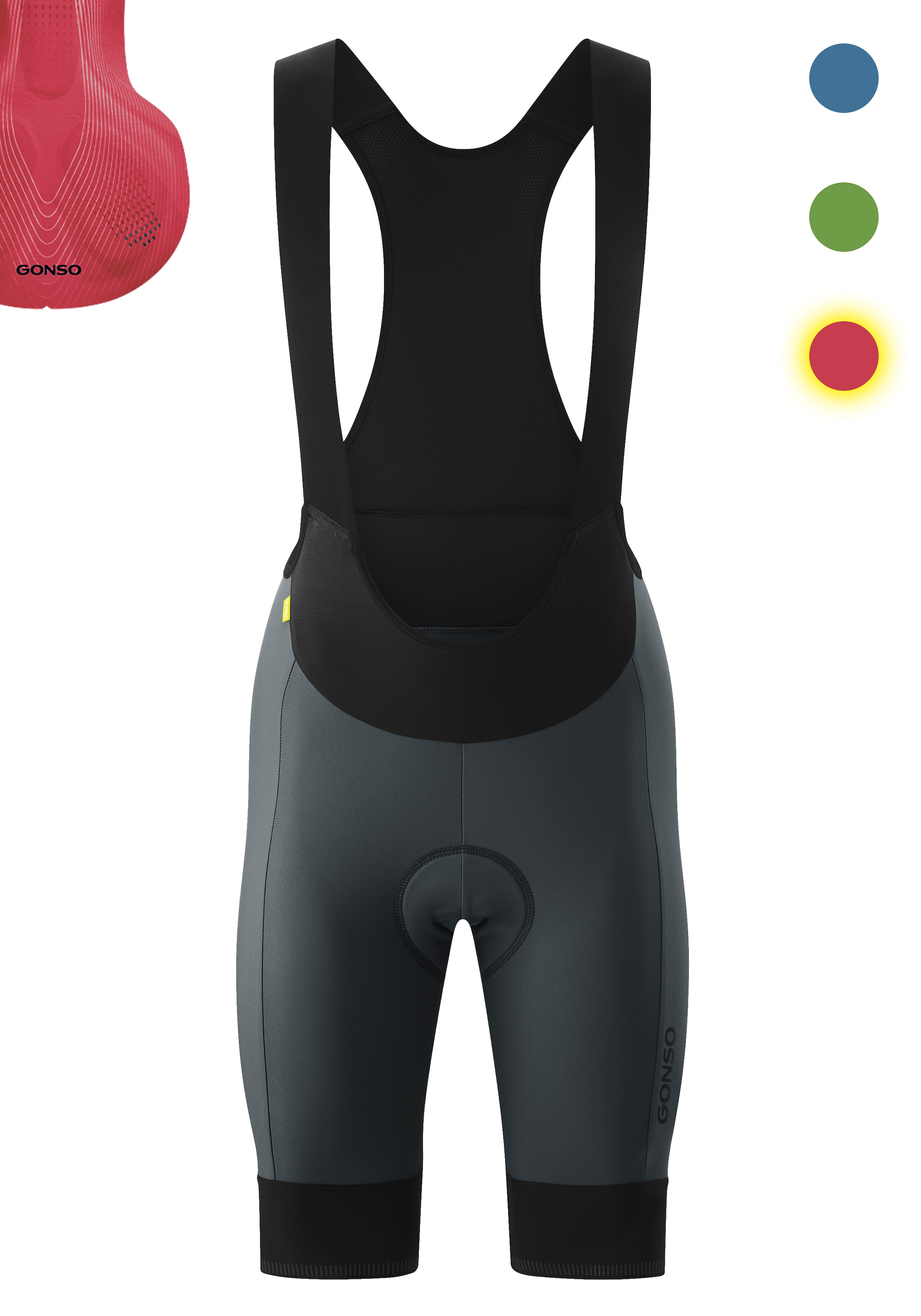 Gonso "SITIVO Bib W" Damen Radhose, Radlerhose mit speziellem Sitzpolster, Tight Fit