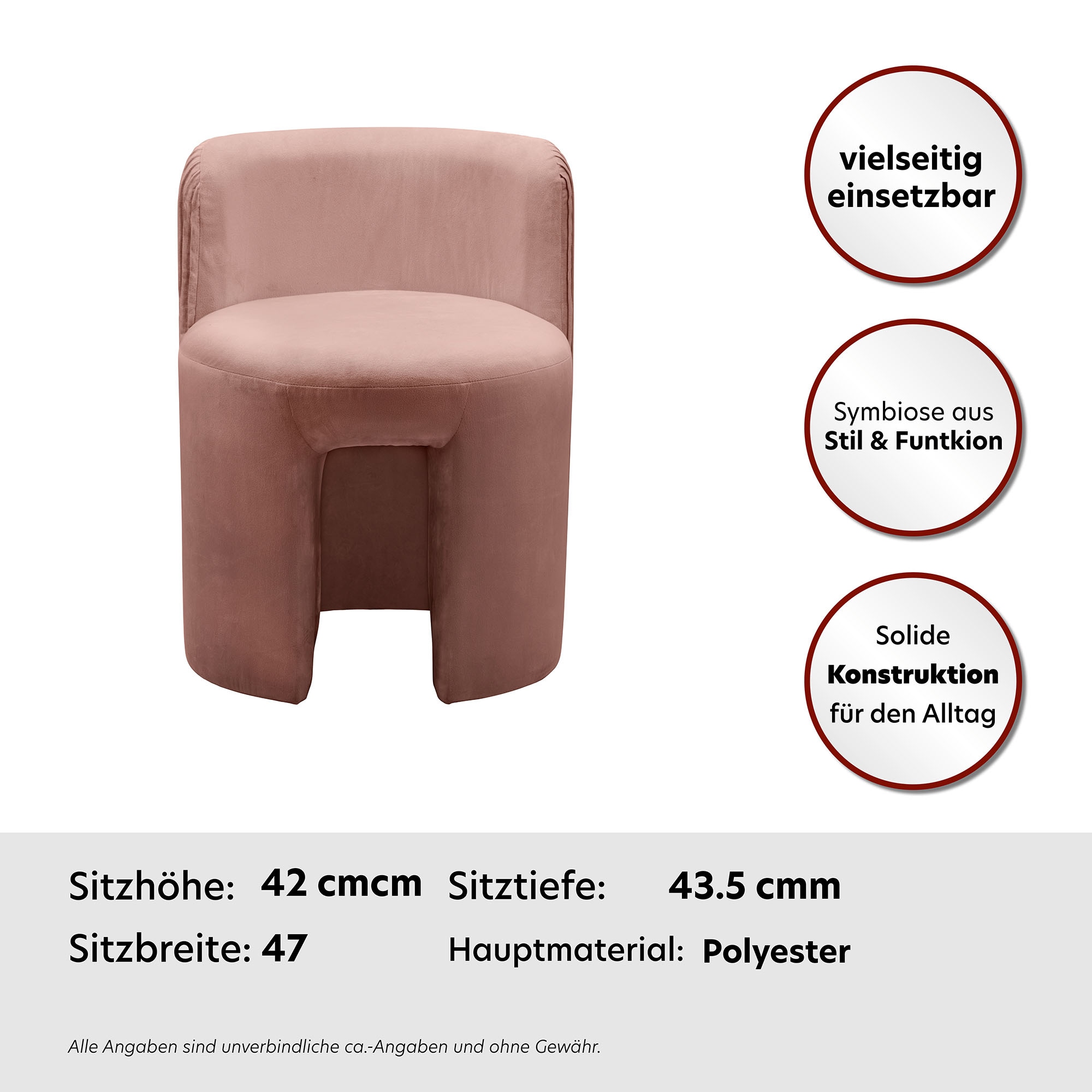 Kayoom Sitzhocker »Hocker Curvy 125, TOPSELLER!«, (1 St.)