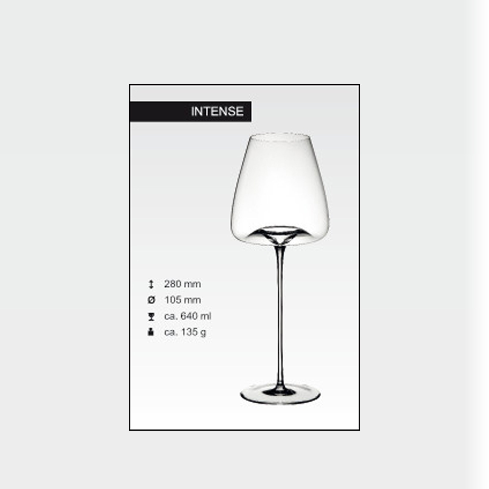 ZIEHER Rotweinglas »Weingläser Vision Intense 640 ml 2er Set transparent«