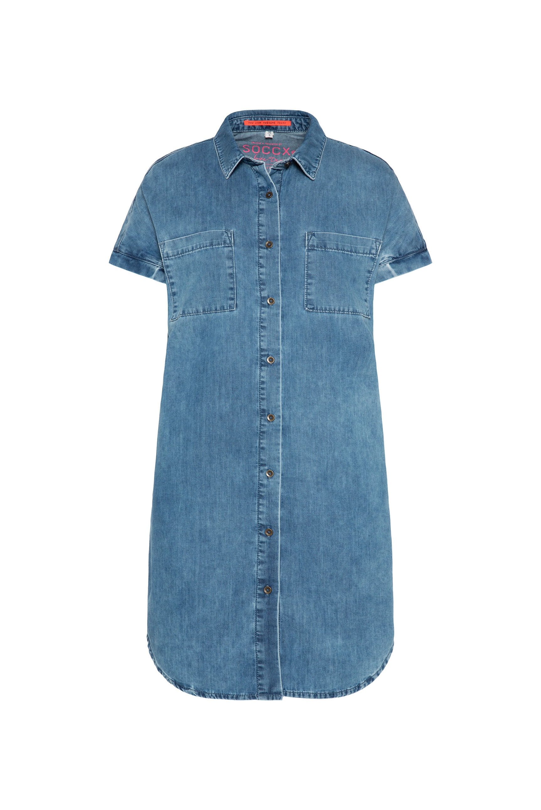 SOCCX Jeanskleid, mit BAUR online Taschen | kaufen