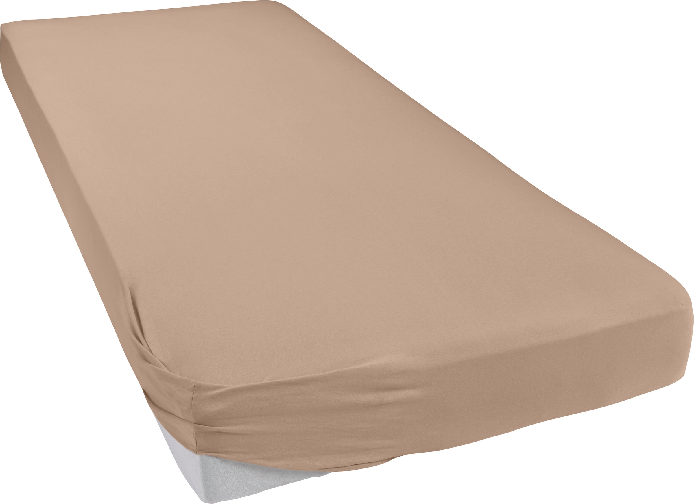bellana Spannbettlaken "bellana Aqua mit Elasthan, 160 g/m²" Spannbetttuch für Matratzen bis 35cm Höhe, bügelfrei, faltenfrei