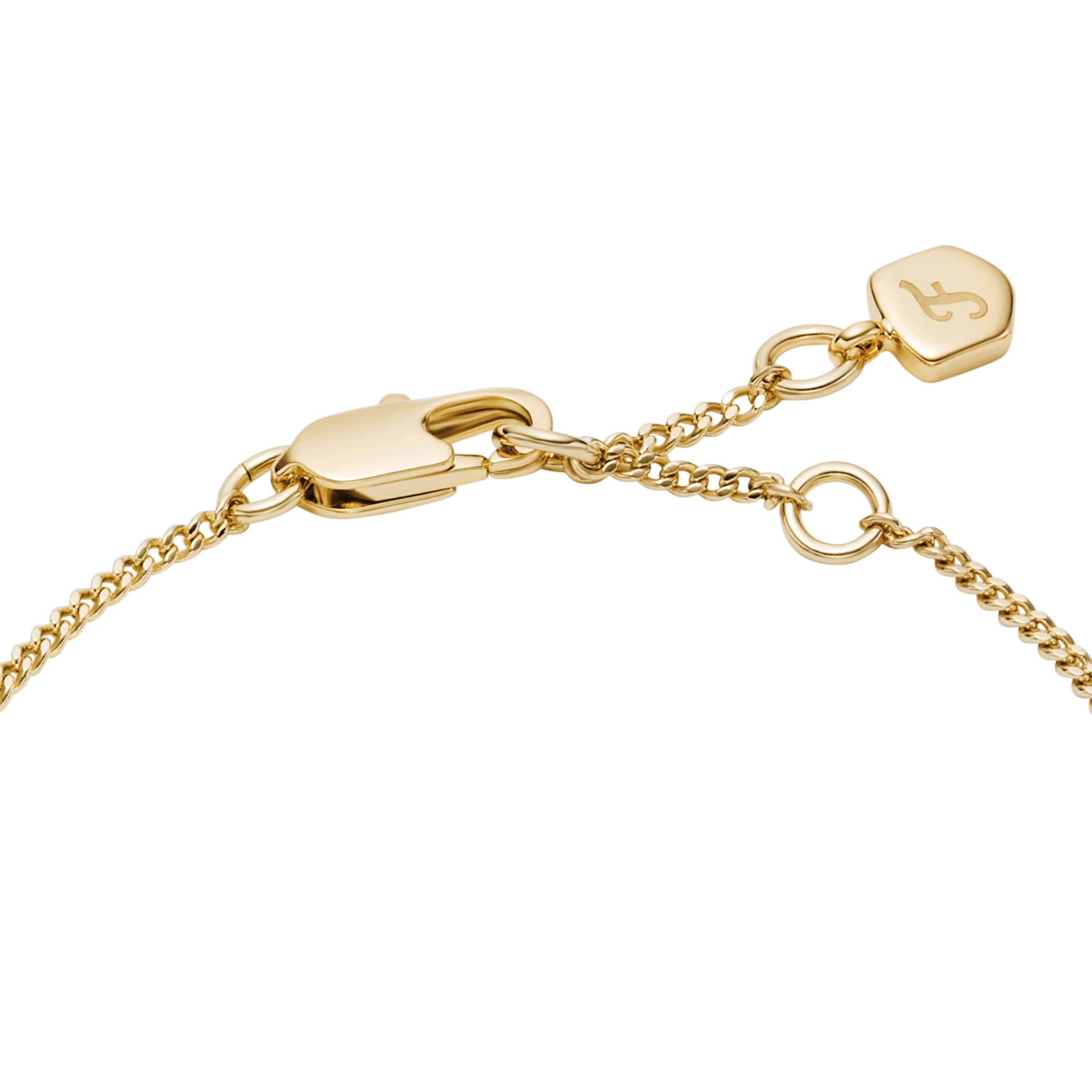 Fossil Armband »Schmuck Geschenk Metall ELLIS« mit Zirkonia (synth.)