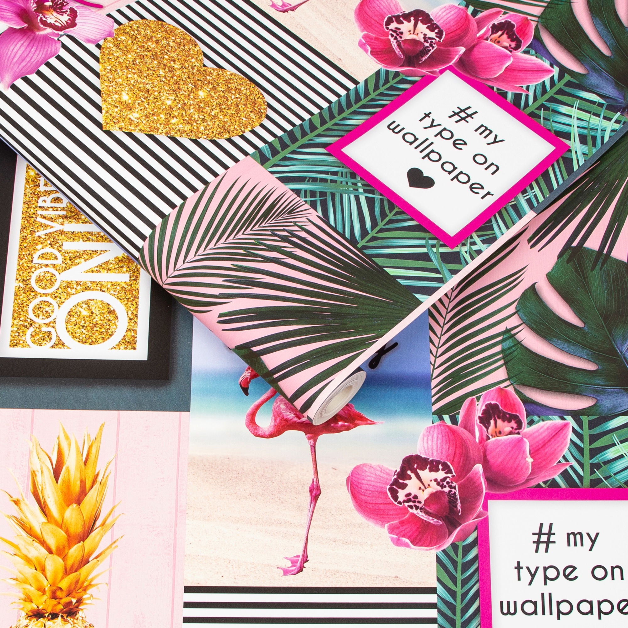 Thumbnail - Art for the home Papiertapete "Leben auf der Insel" aufgeschäumt 10mx53cm