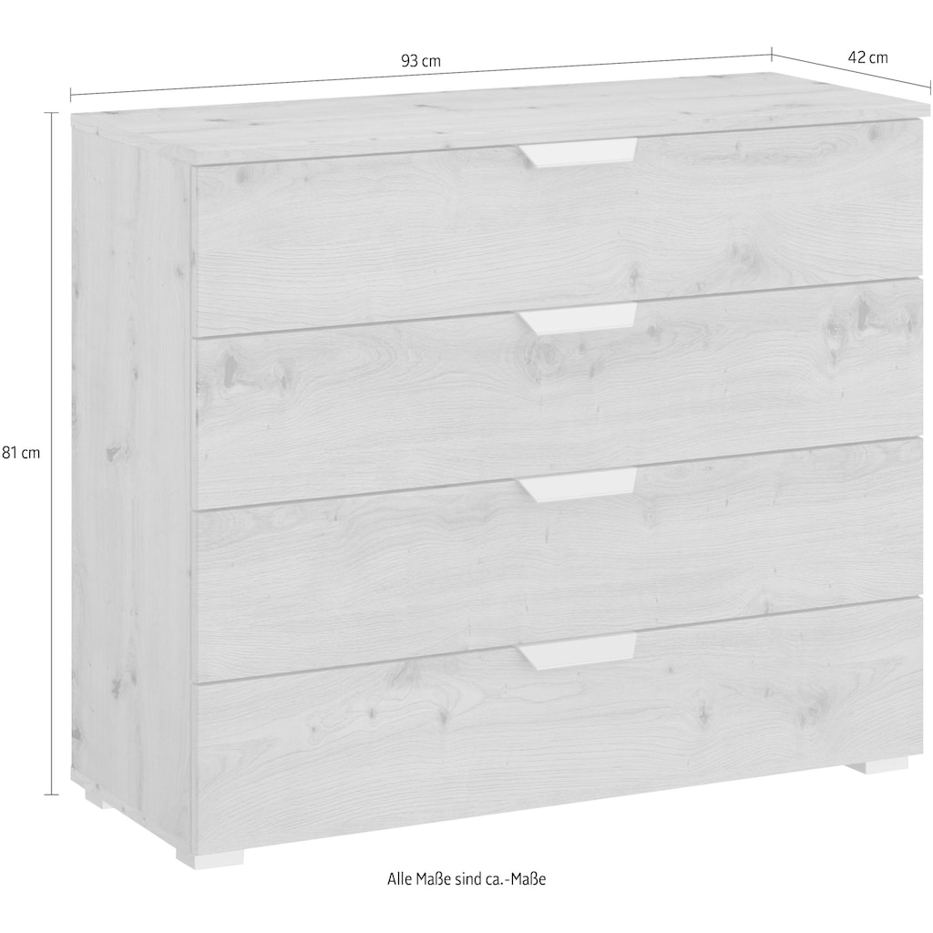 rauch Schubkastenkommode »Orias«, inkl. Filzboxen-Set