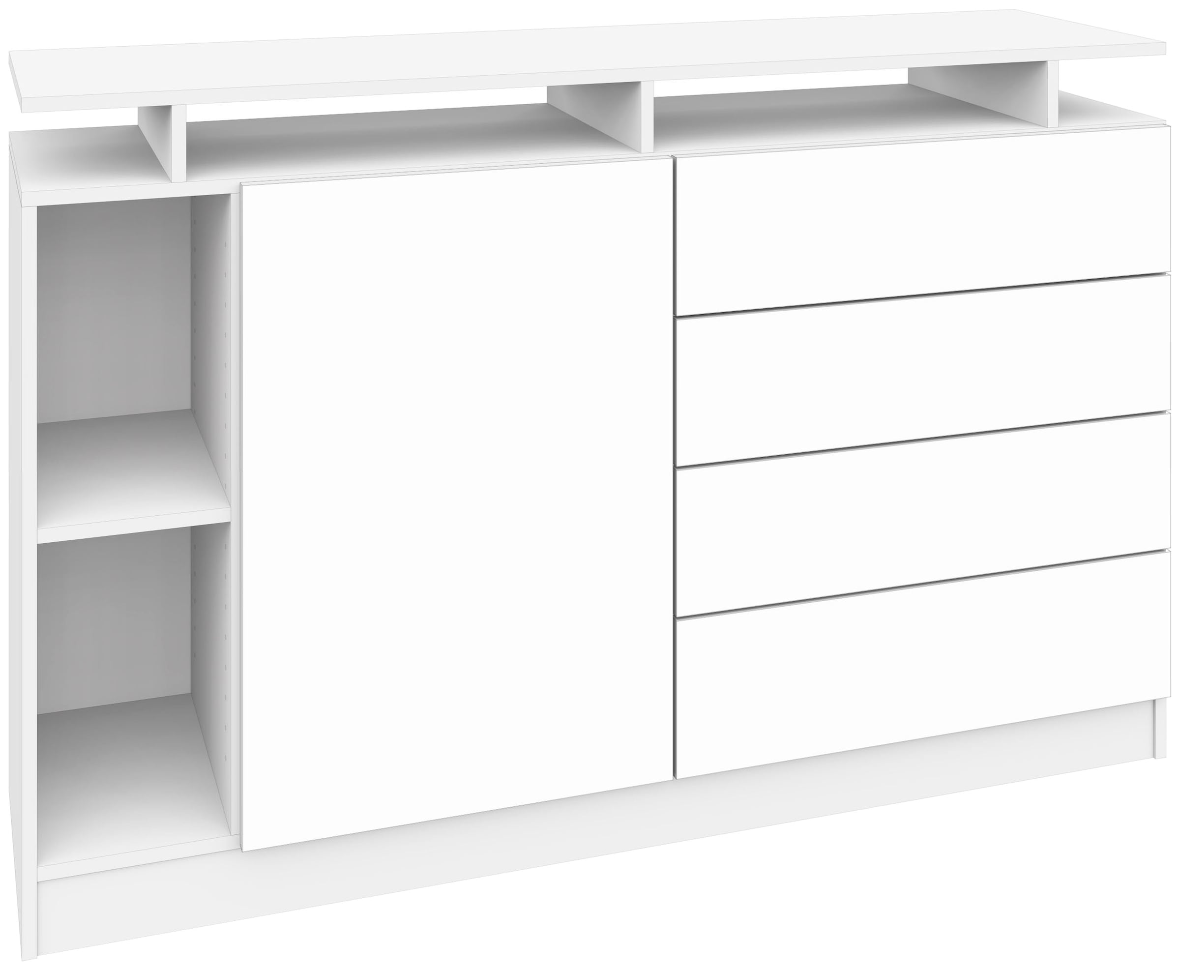 borchardt Möbel Sideboard »Vaasa«, moderne grifflose Optik, Push-to-Open-Funktion
