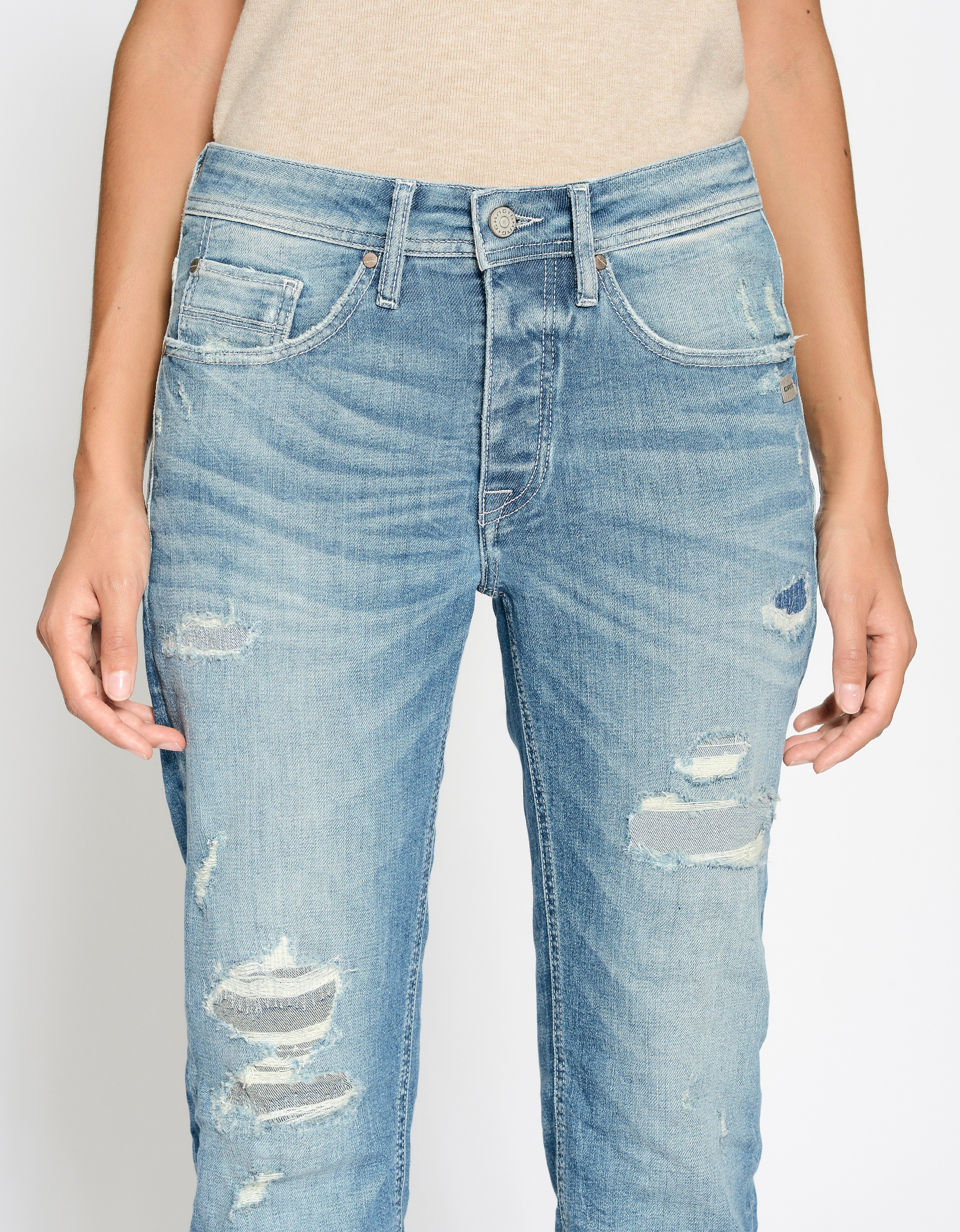 GANG Boyfriend-Jeans »GANG Jeans Boyfriend 94NICA CROPPED«