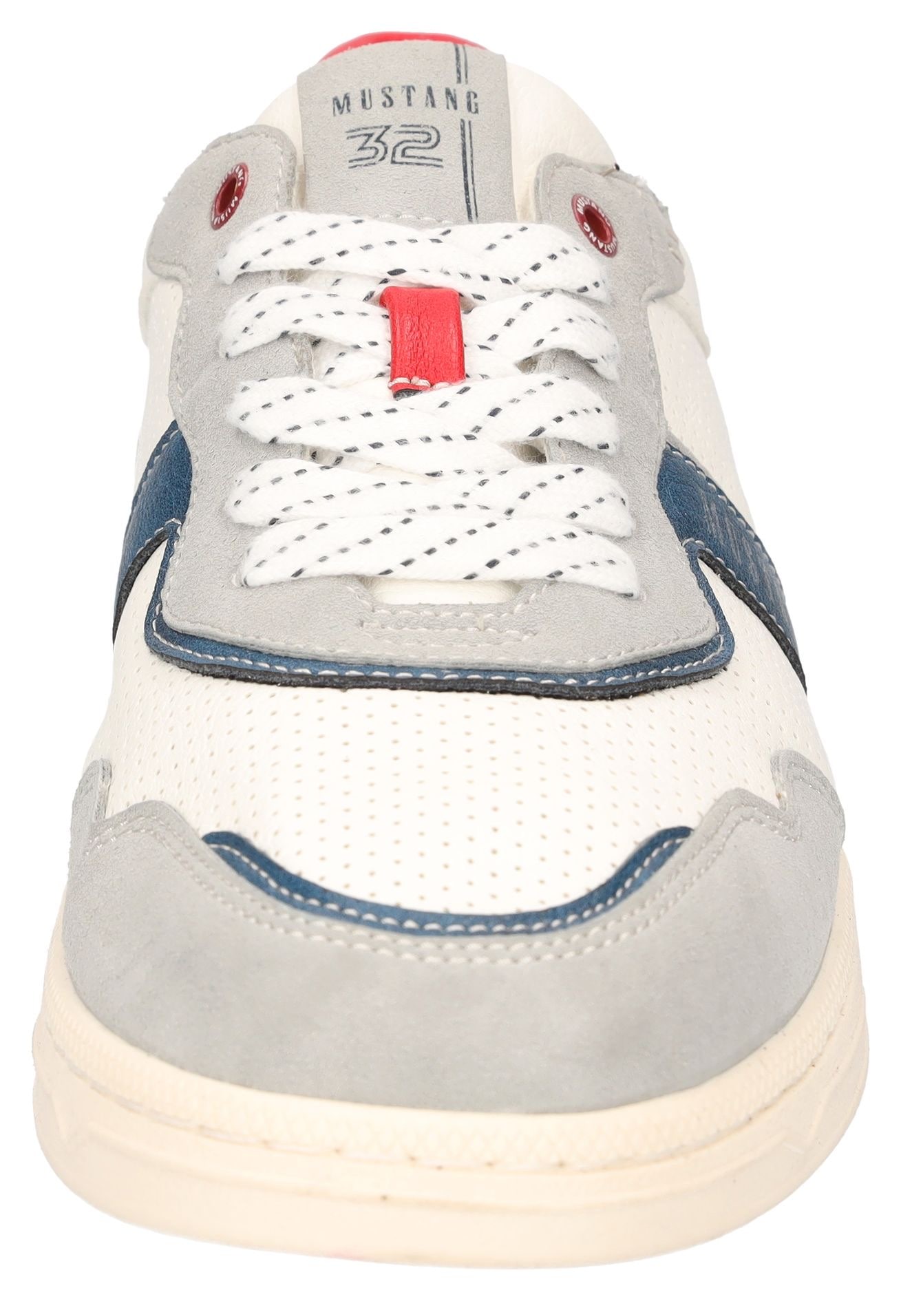 Mustang Shoes Sneaker, Retro Sneaker, Schnürschuh mit Kontrastbesätzen