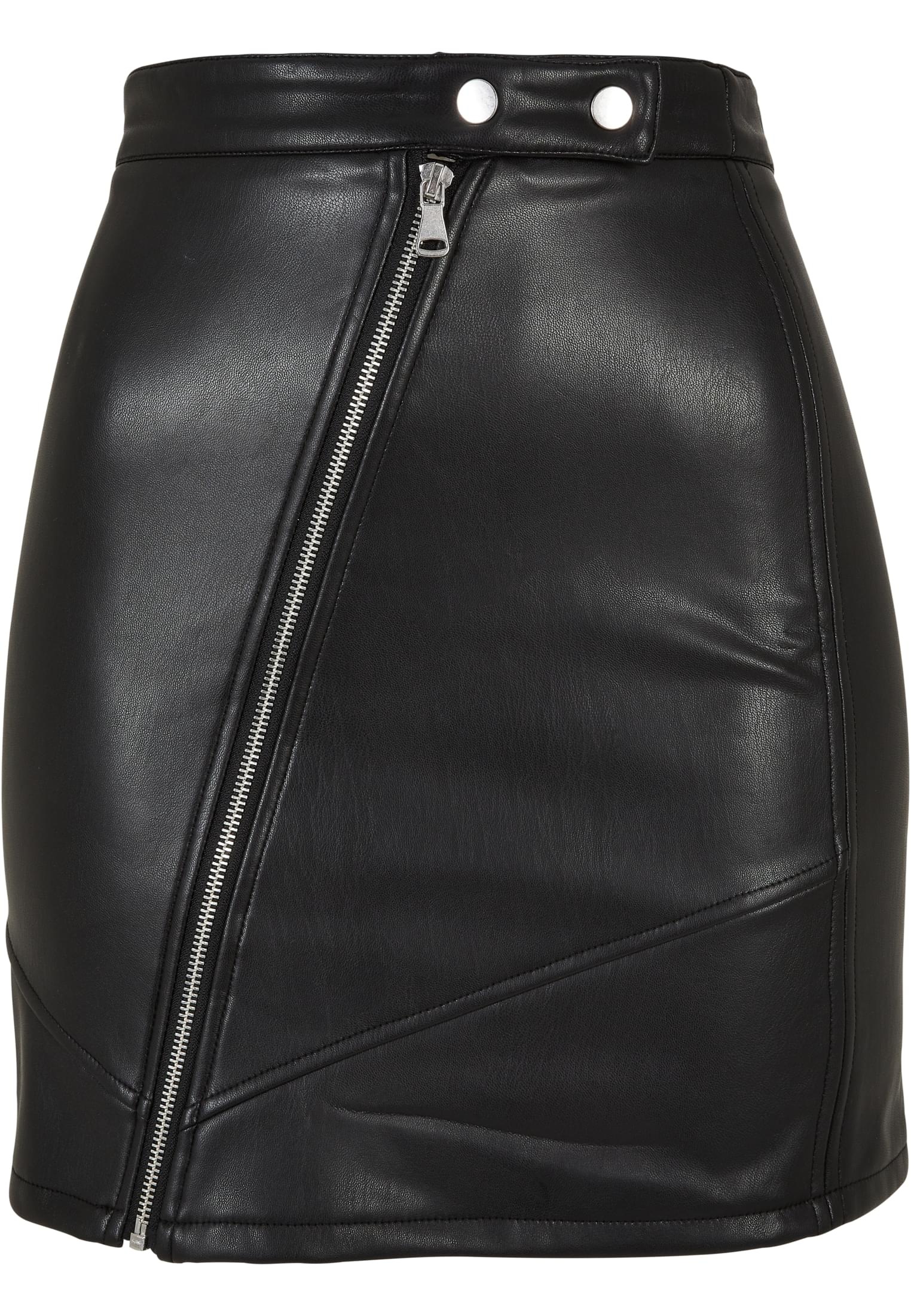 URBAN CLASSICS Jerseyrock »Damen Ladies (1 online kaufen Skirt«, Synthetic tlg.) | Leather Biker BAUR