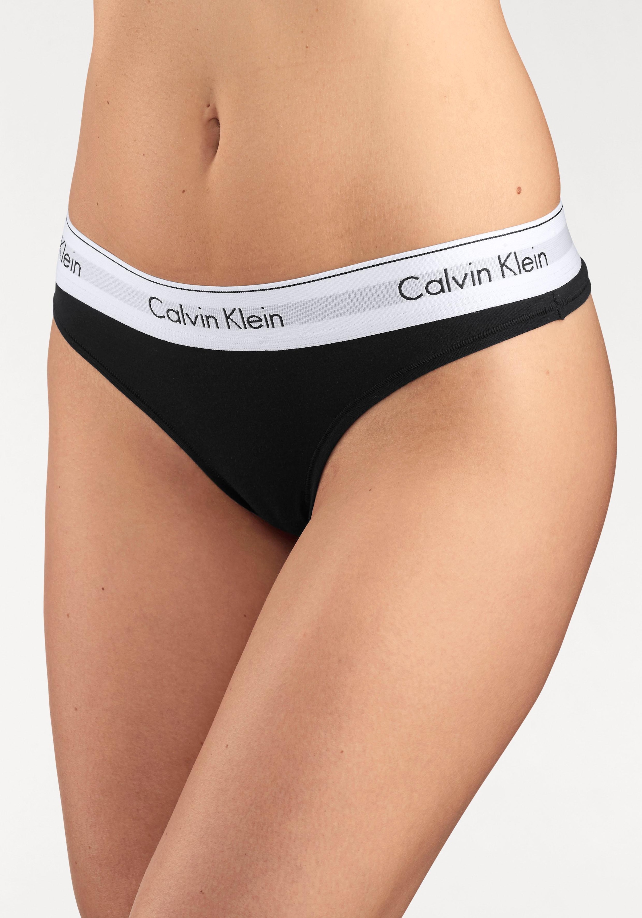 Calvin Klein Underwear String "MODERN COTTON", mit breitem Bündchen